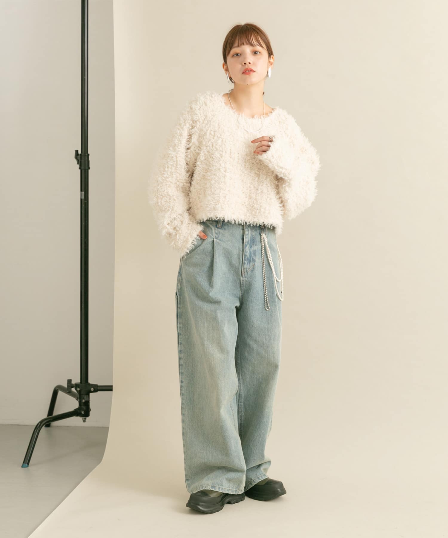身長：160cm サイズ：one