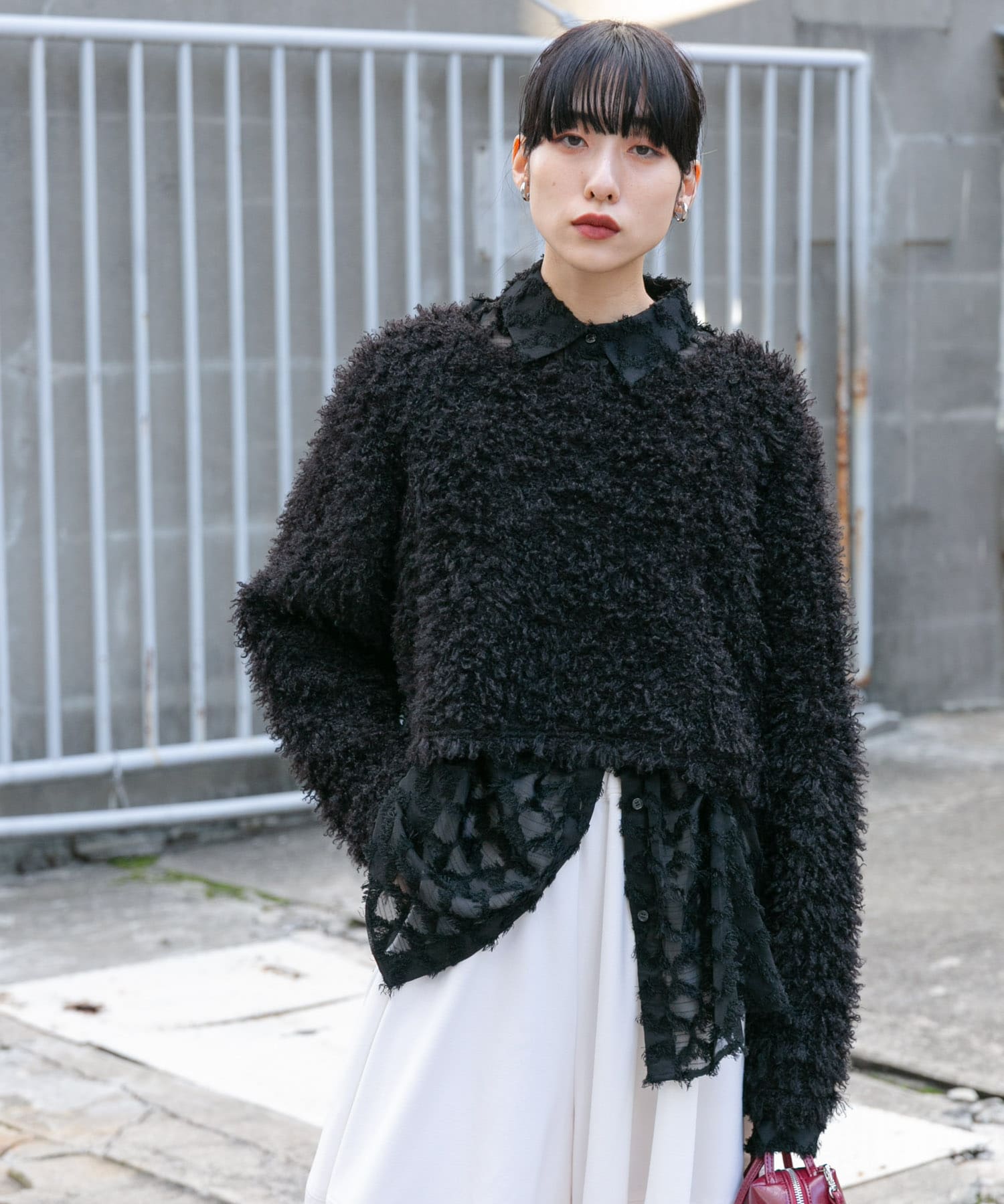 身長：160cm サイズ：one