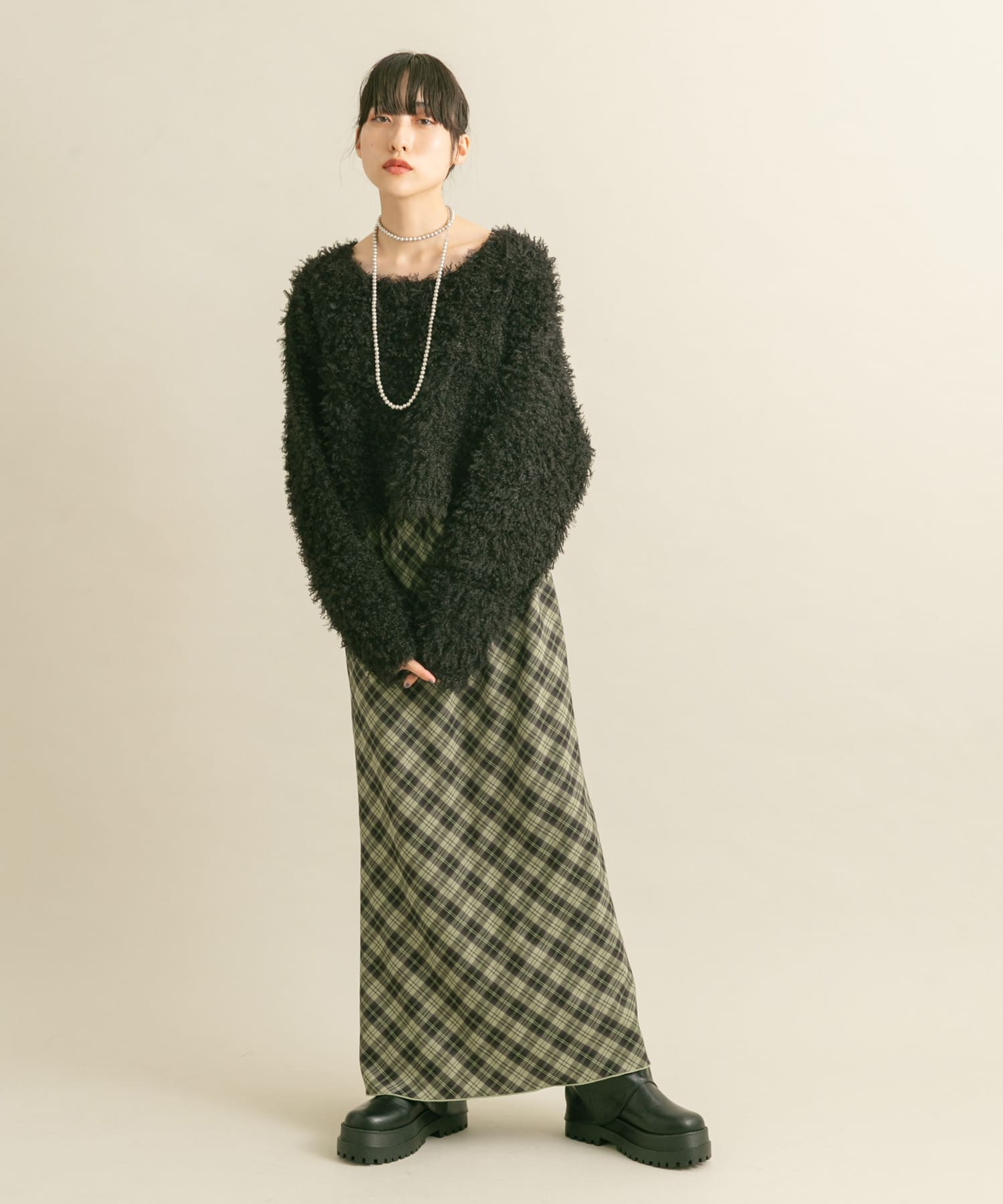 身長：160cm サイズ：one