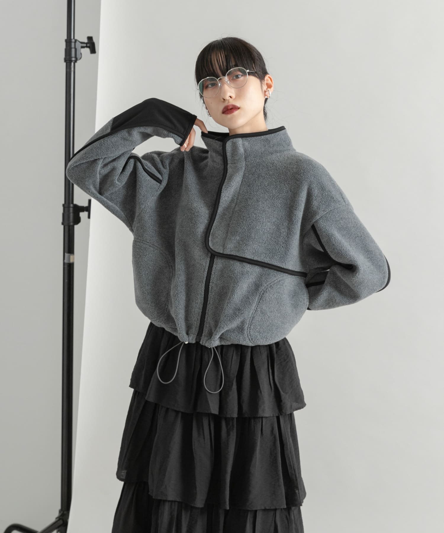 身長：160cm サイズ：one