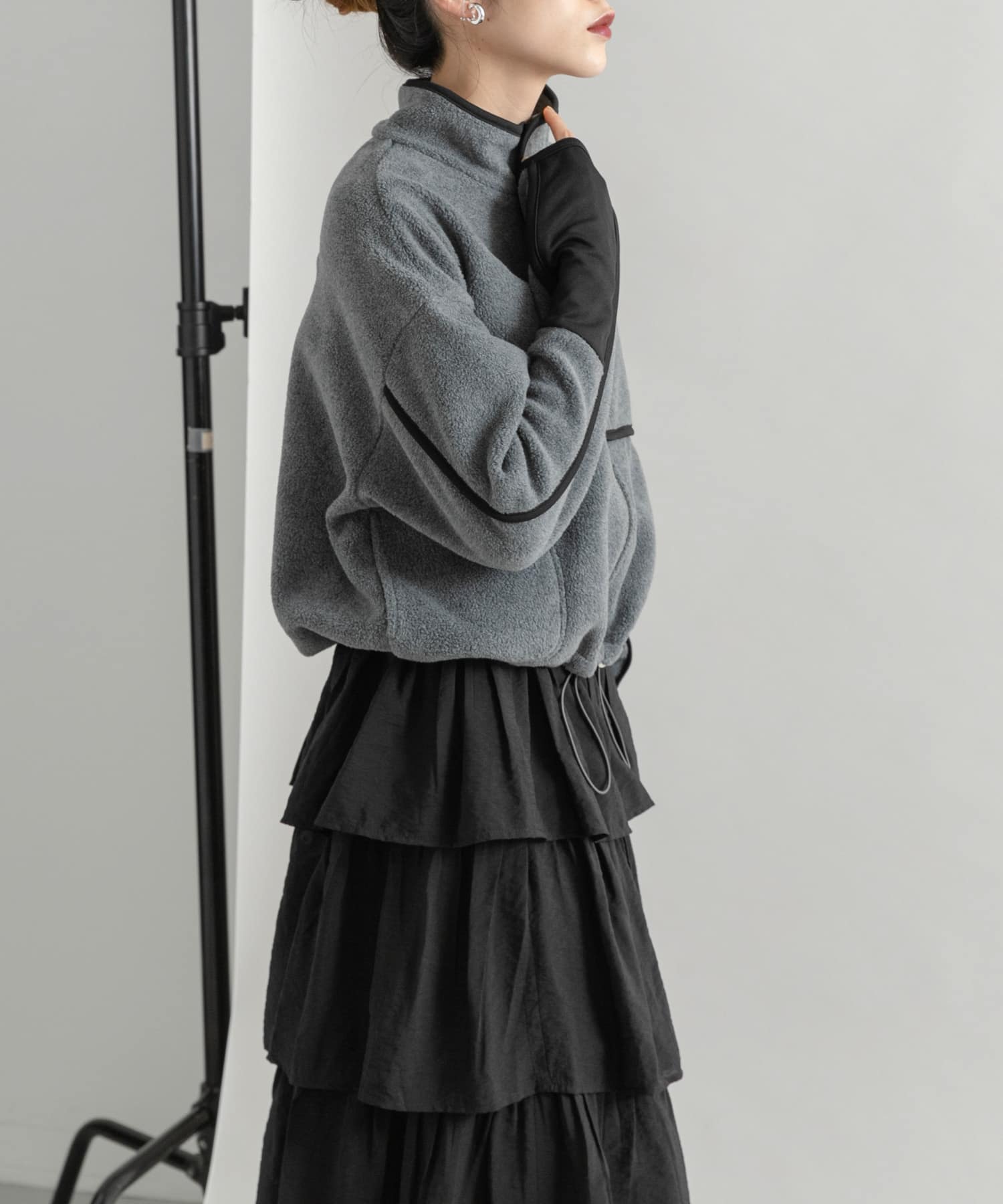 身長：160cm サイズ：one