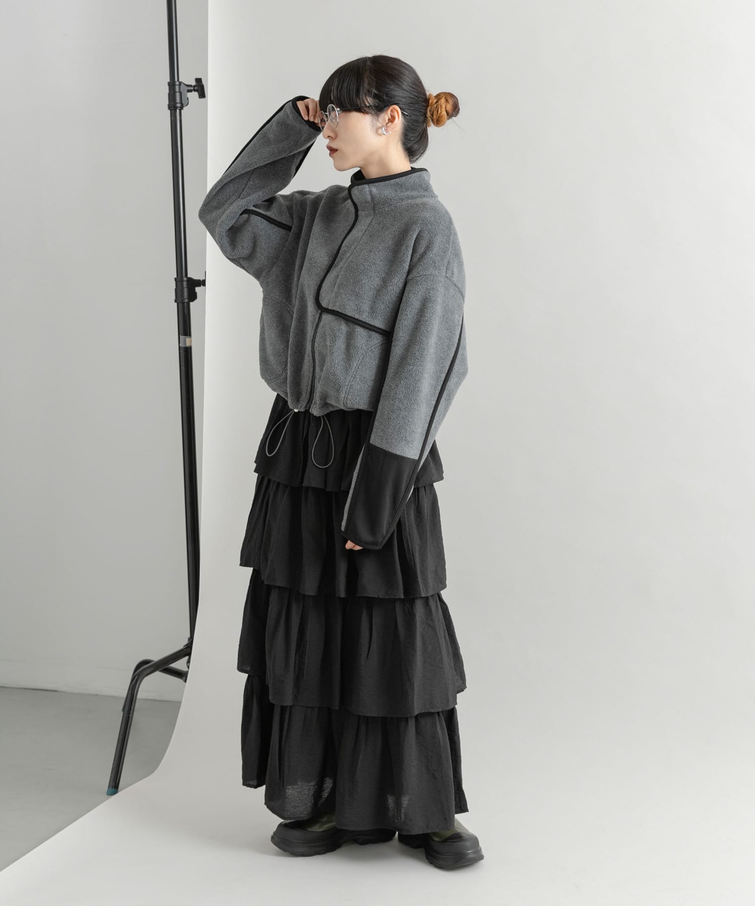 身長：160cm サイズ：one