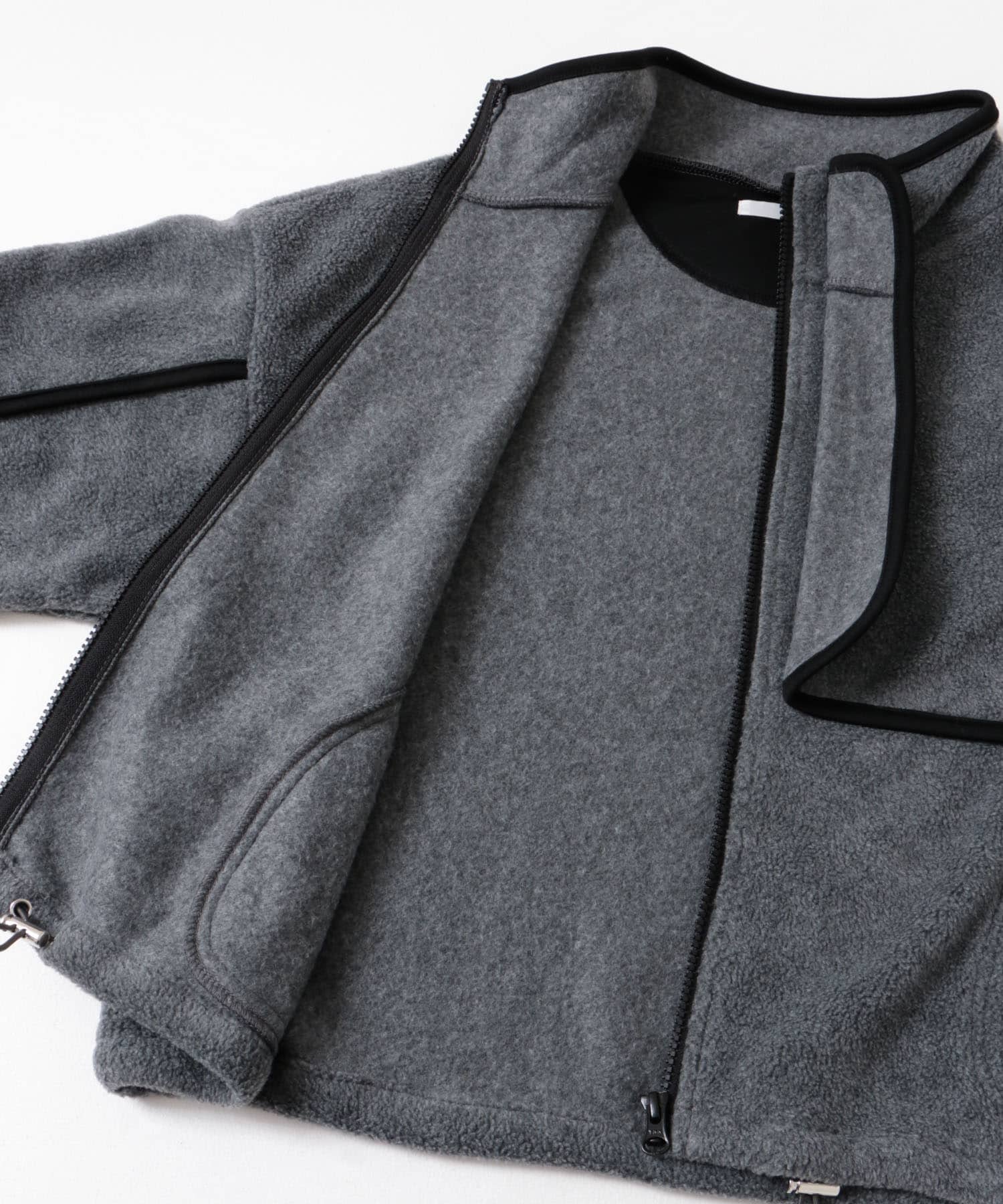 フロントZIPフリーストップス GRAY one