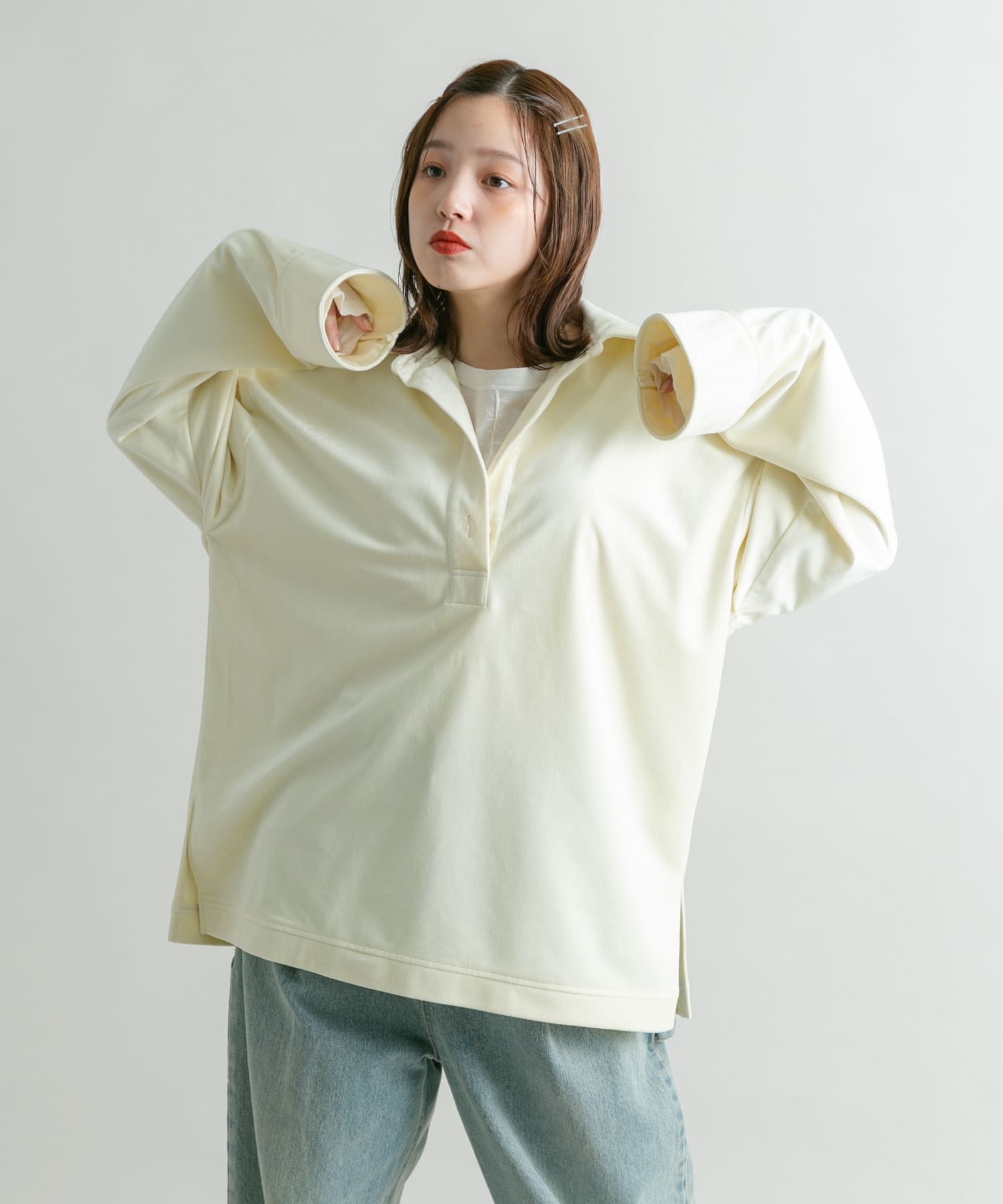 身長：160cm サイズ：one
