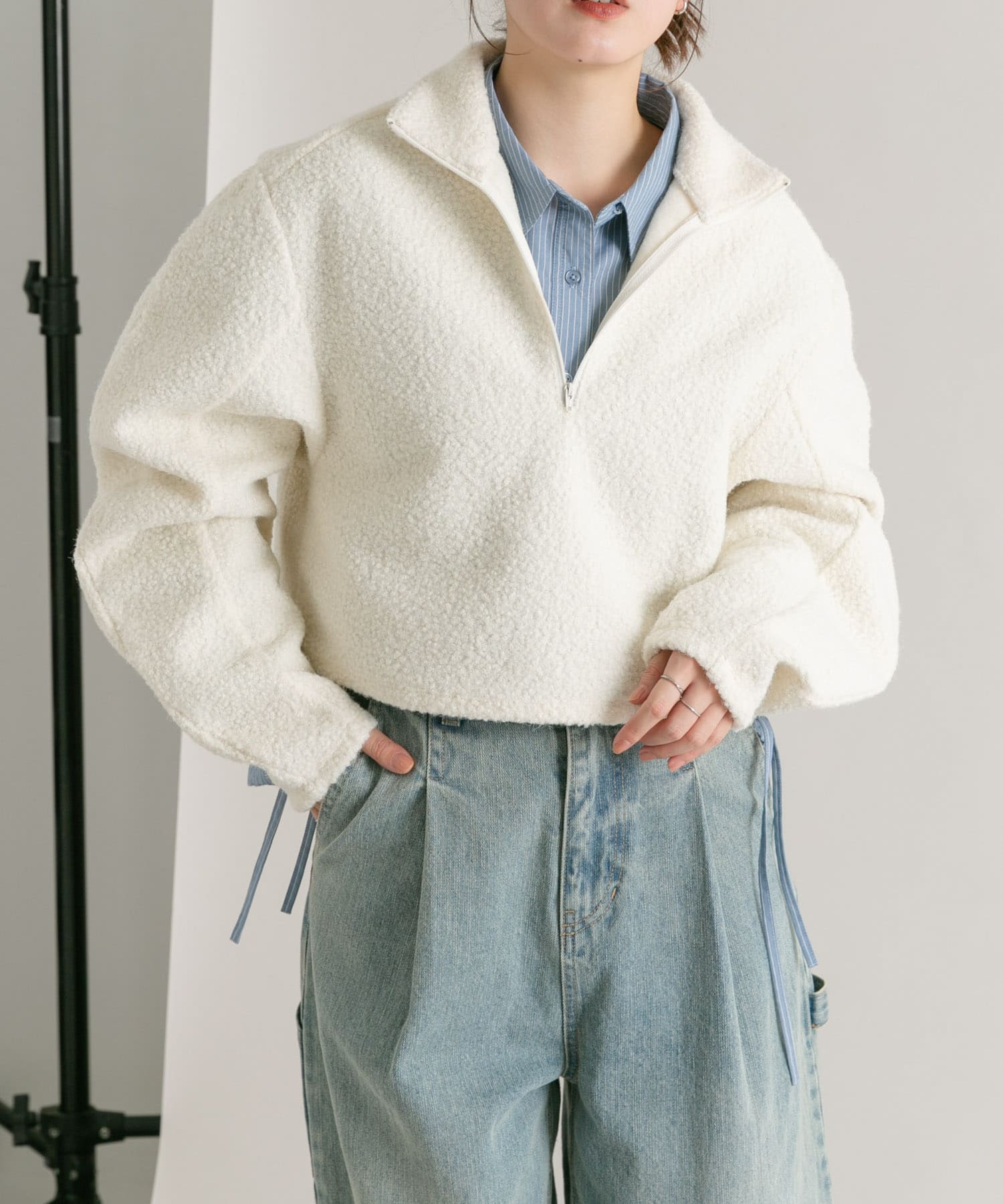 身長：160cm サイズ：one