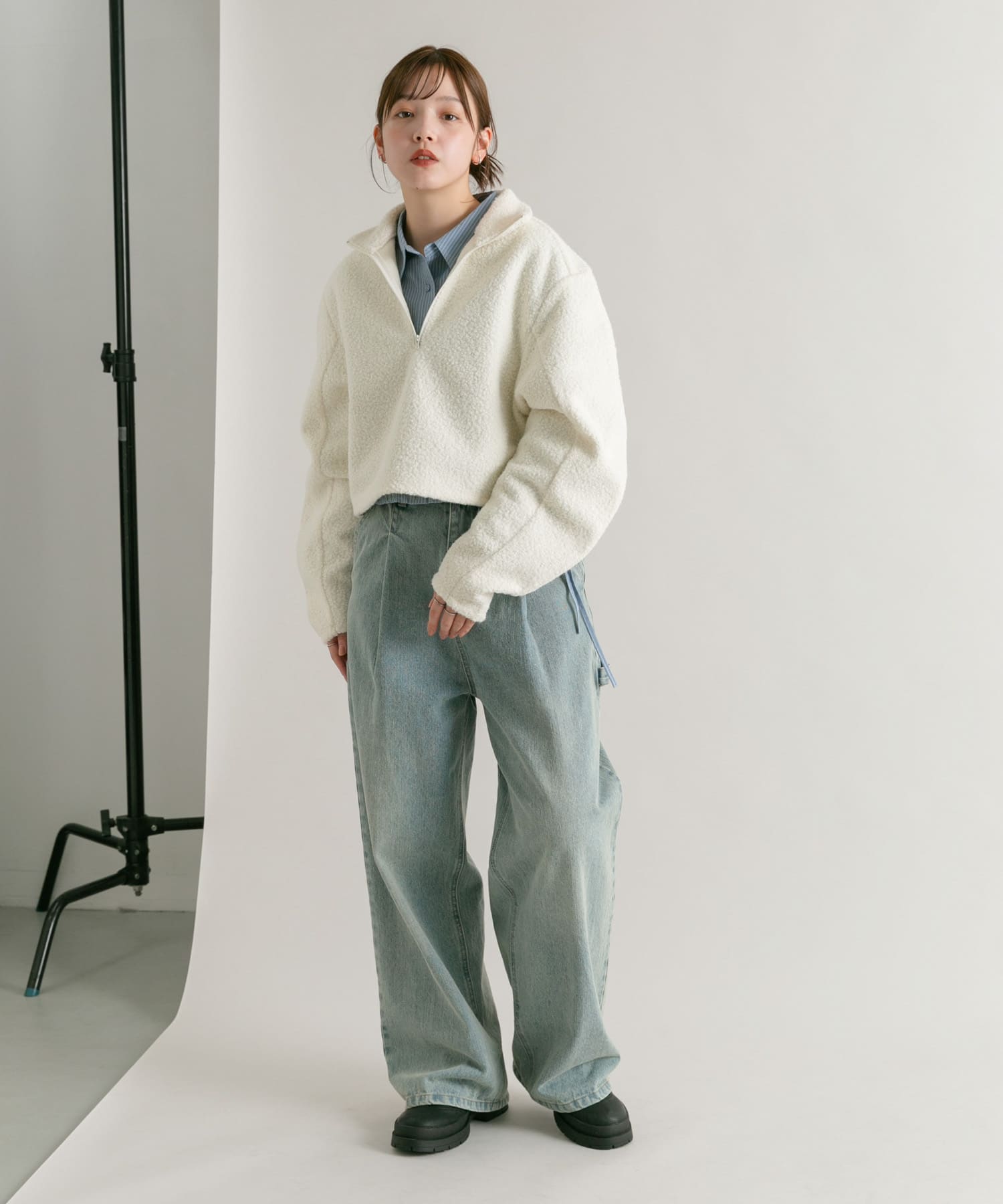 身長：160cm サイズ：one