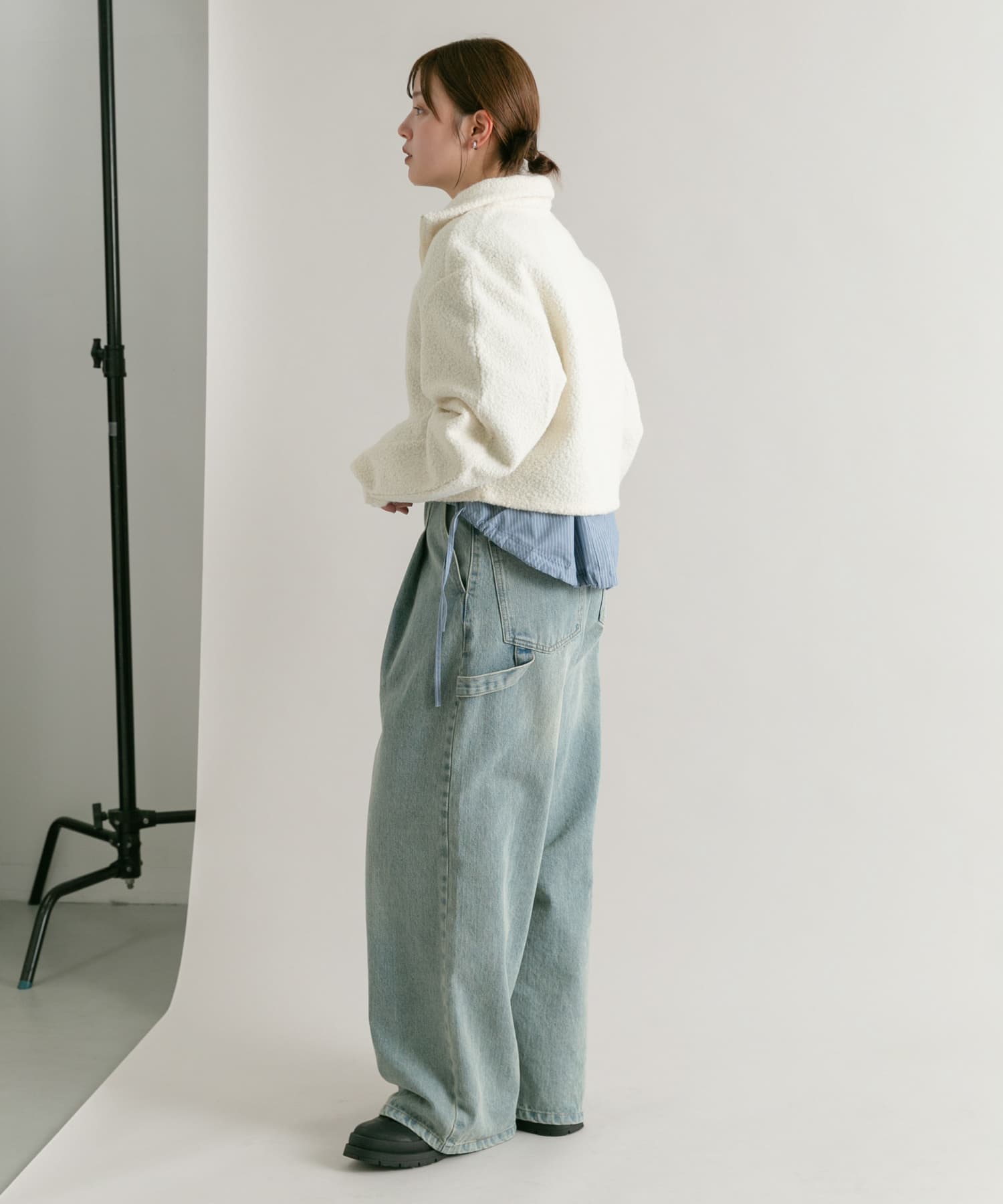 身長：160cm サイズ：one