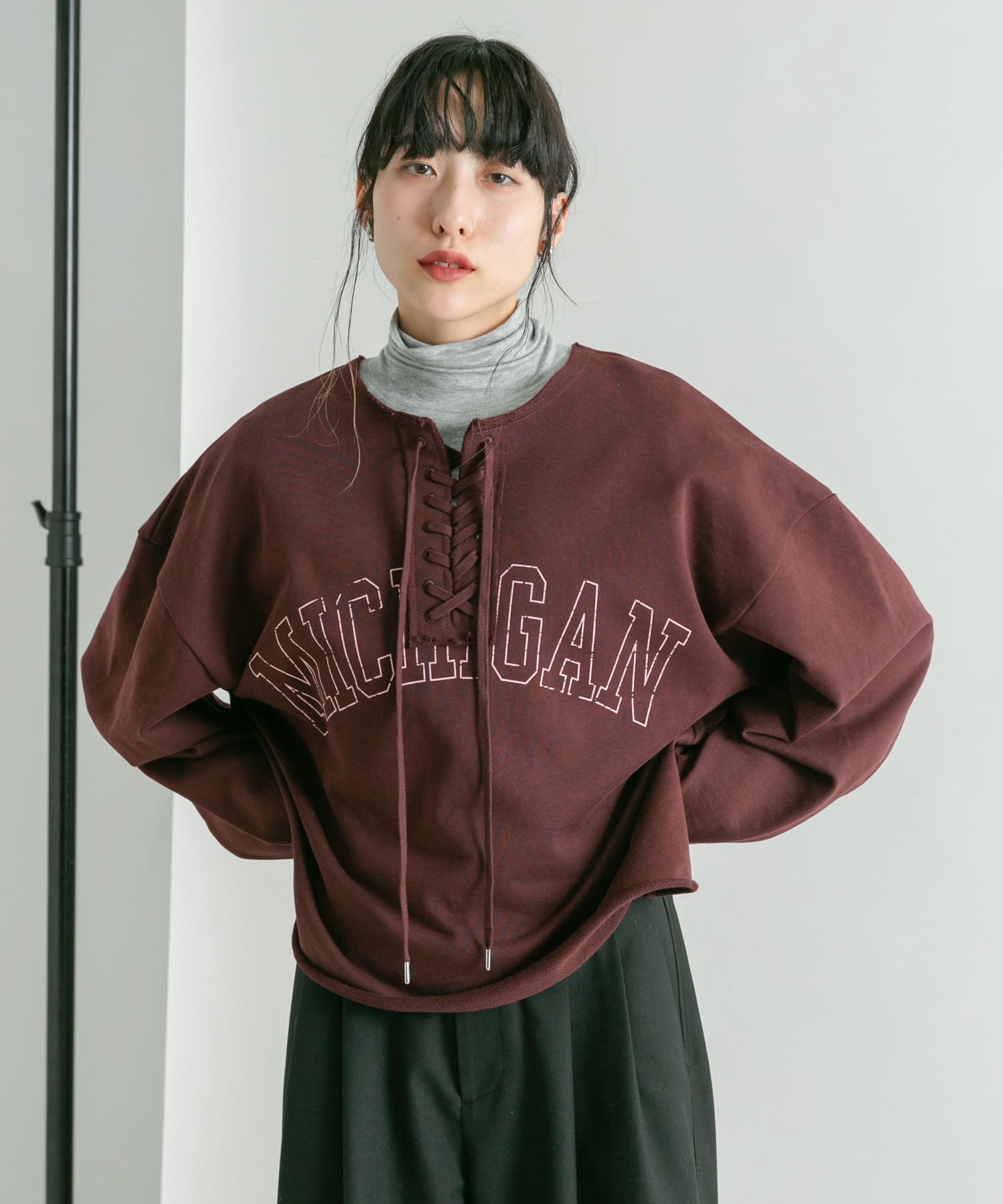身長：160cm サイズ：one