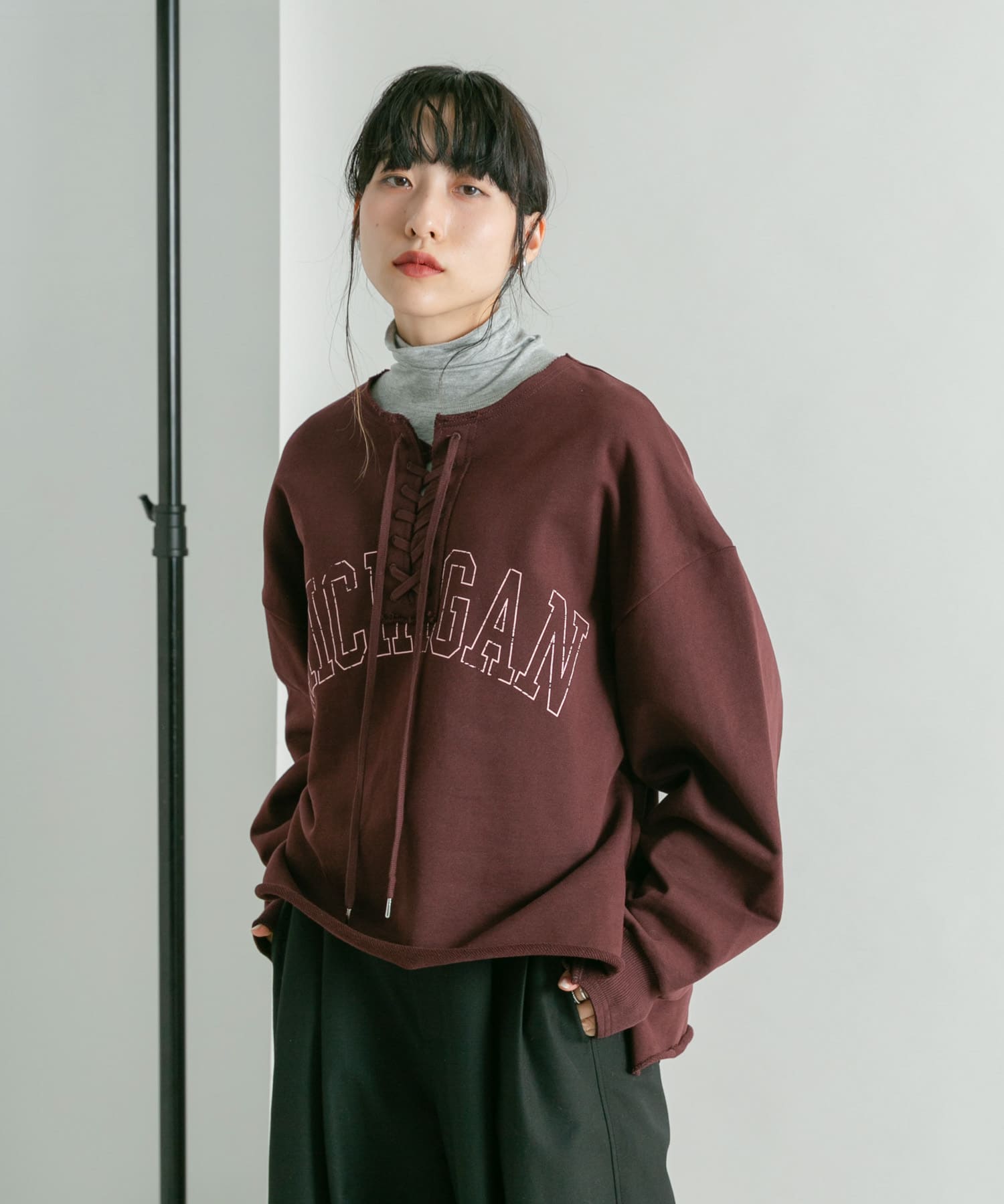 身長：160cm サイズ：one
