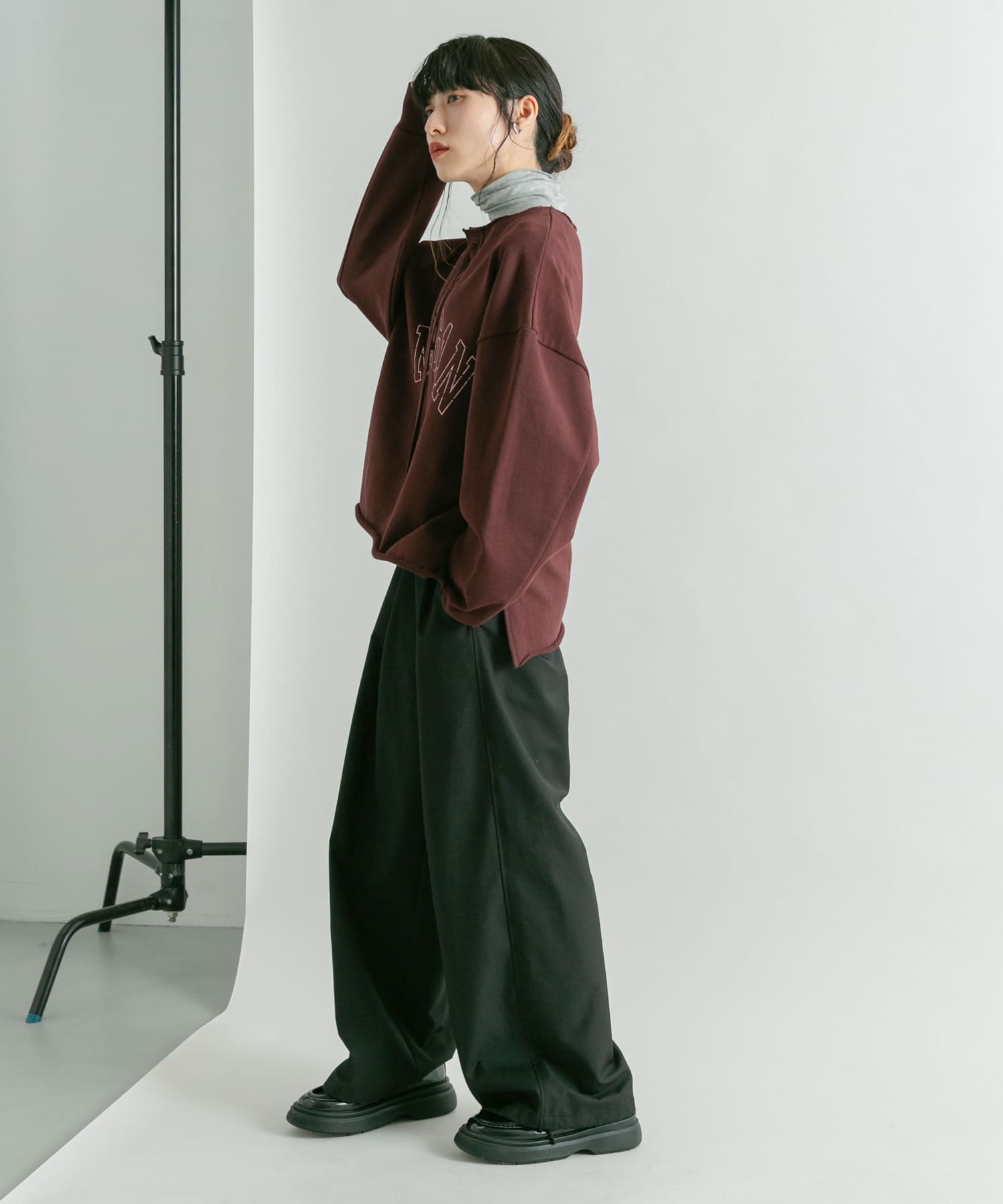 身長：160cm サイズ：one
