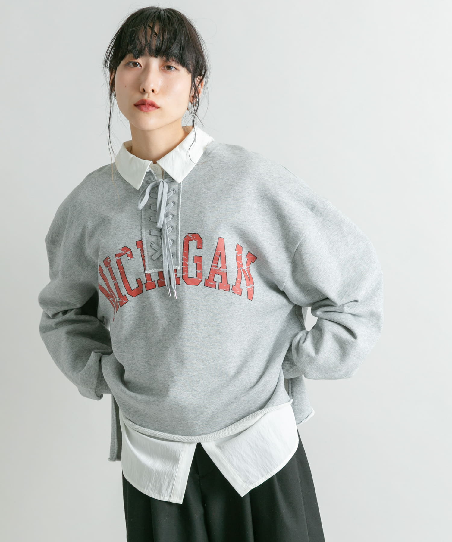身長：160cm サイズ：one