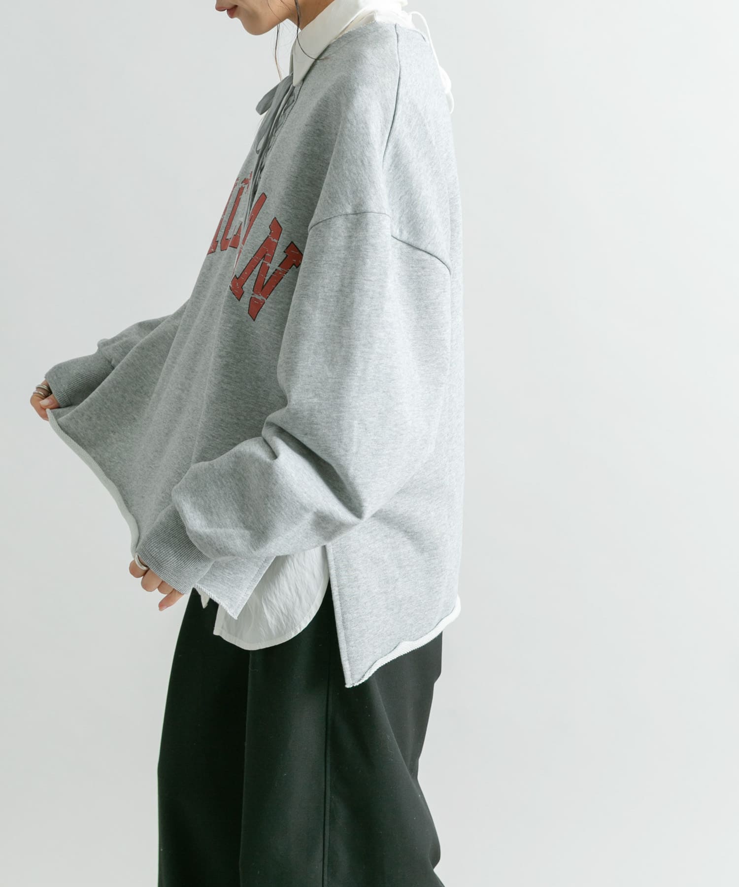 身長：160cm サイズ：one