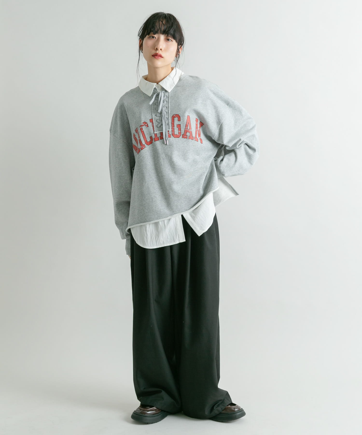 身長：160cm サイズ：one