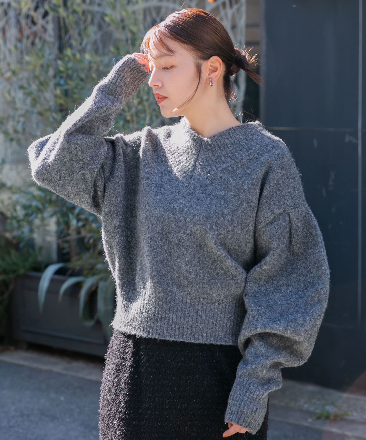 身長：160cm サイズ：one