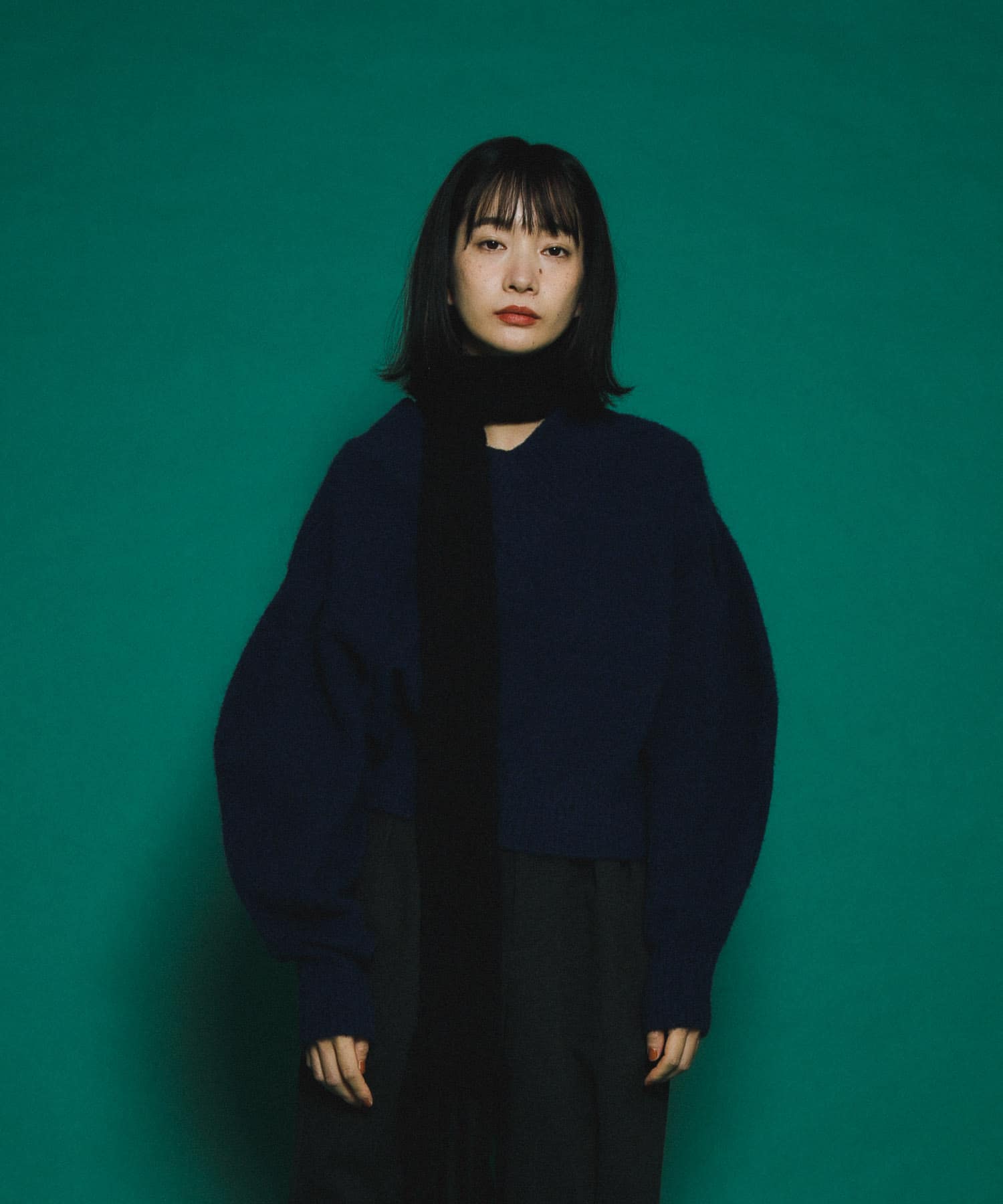 身長：159cm サイズ：one