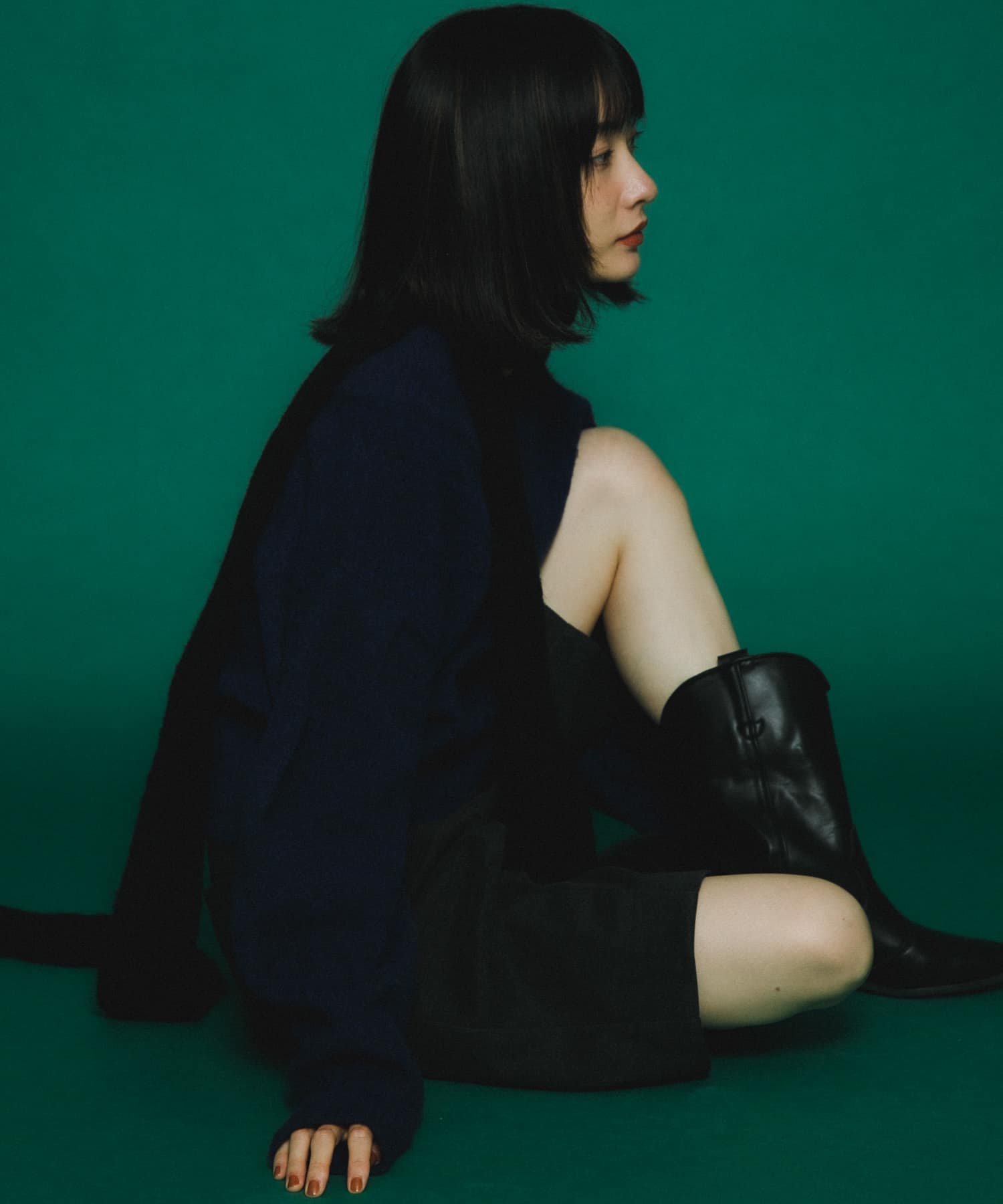 身長：159cm サイズ：one