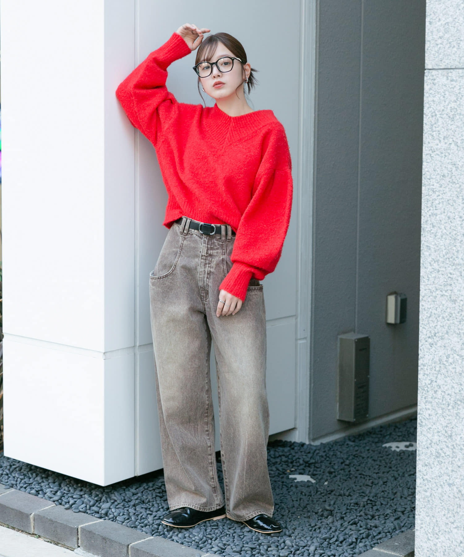 身長：160cm サイズ：one
