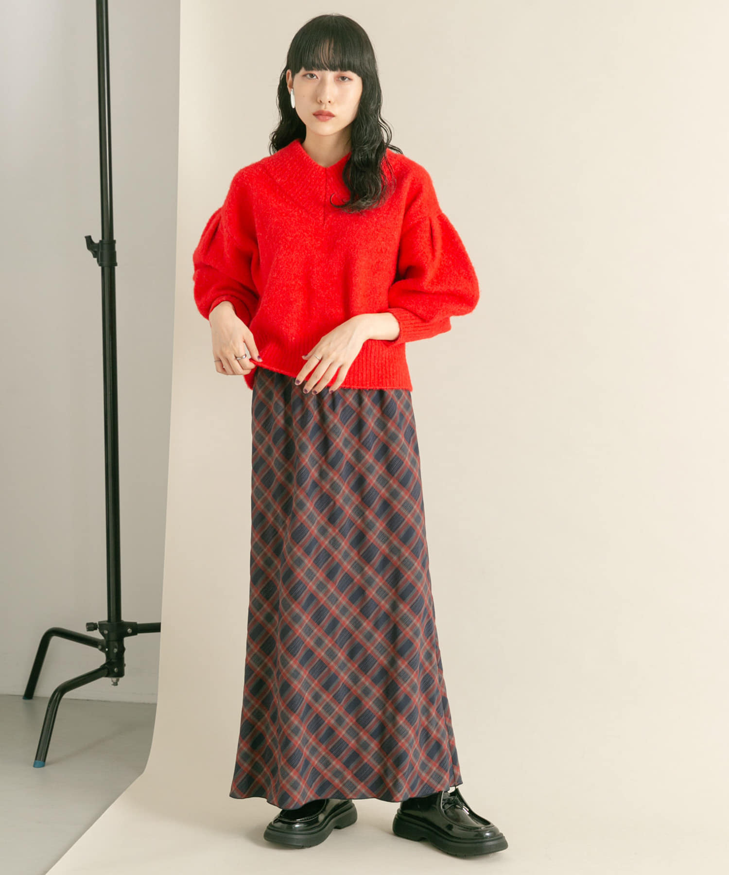 身長：160cm サイズ：one