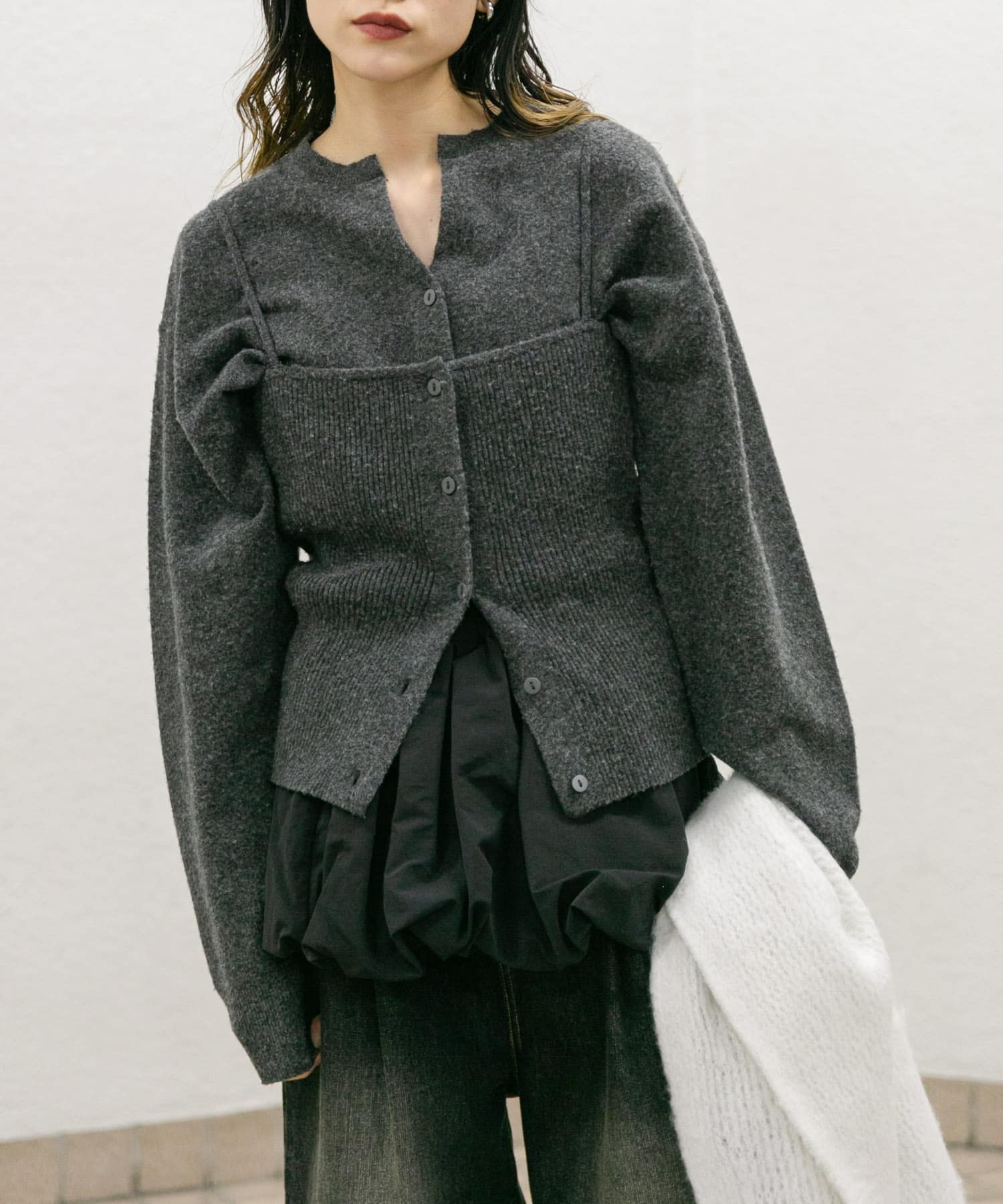 身長：160cm サイズ：one