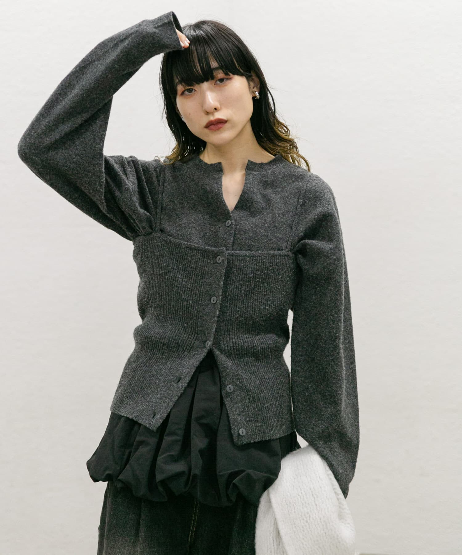 身長：160cm サイズ：one