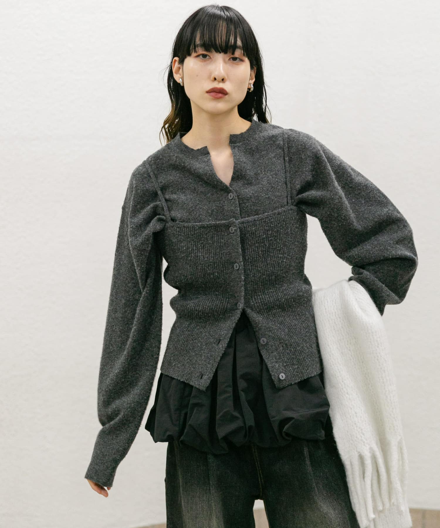 身長：160cm サイズ：one