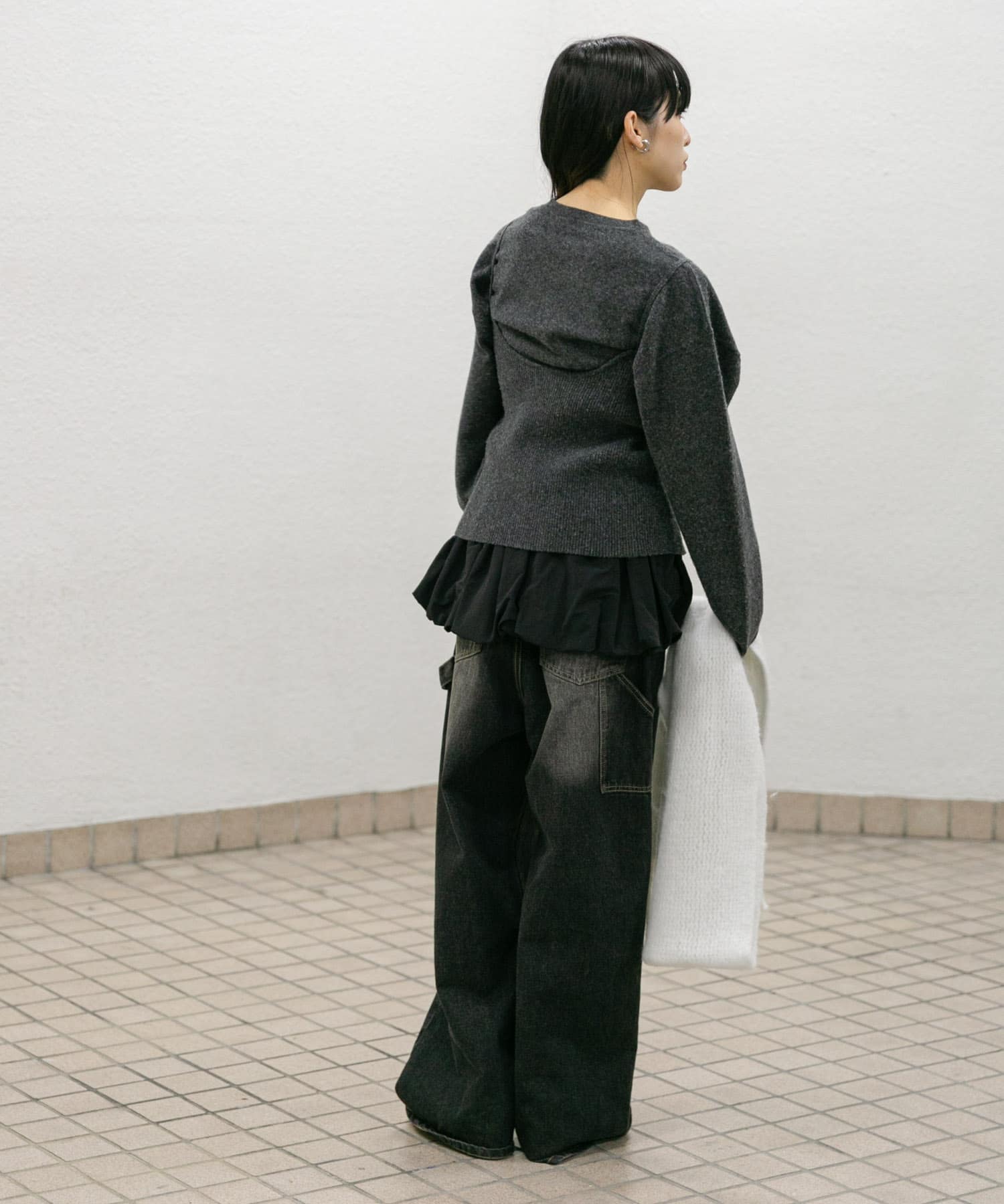 身長：160cm サイズ：one