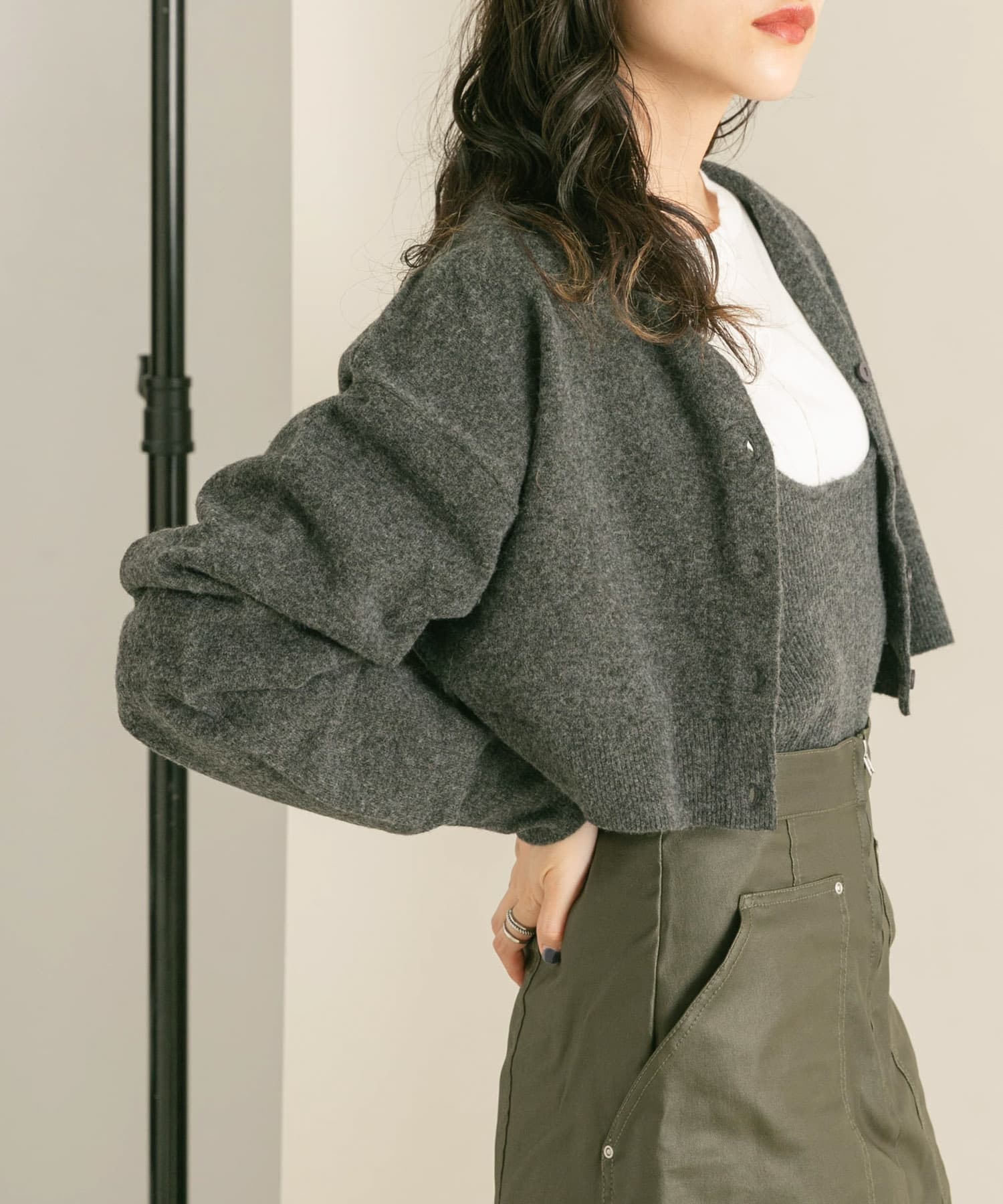 身長：160cm サイズ：one