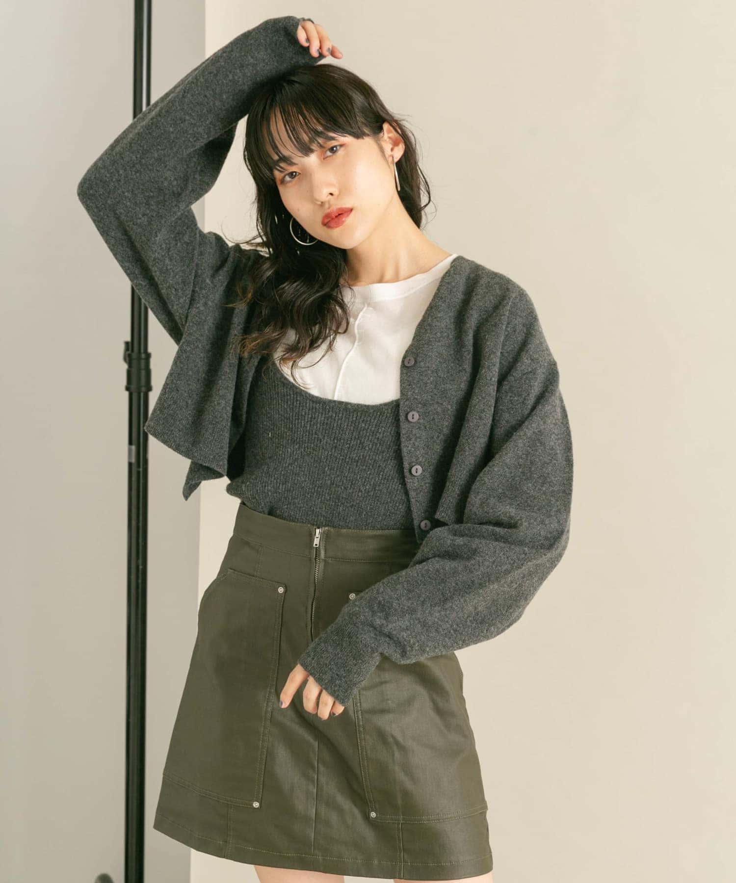 身長：160cm サイズ：one