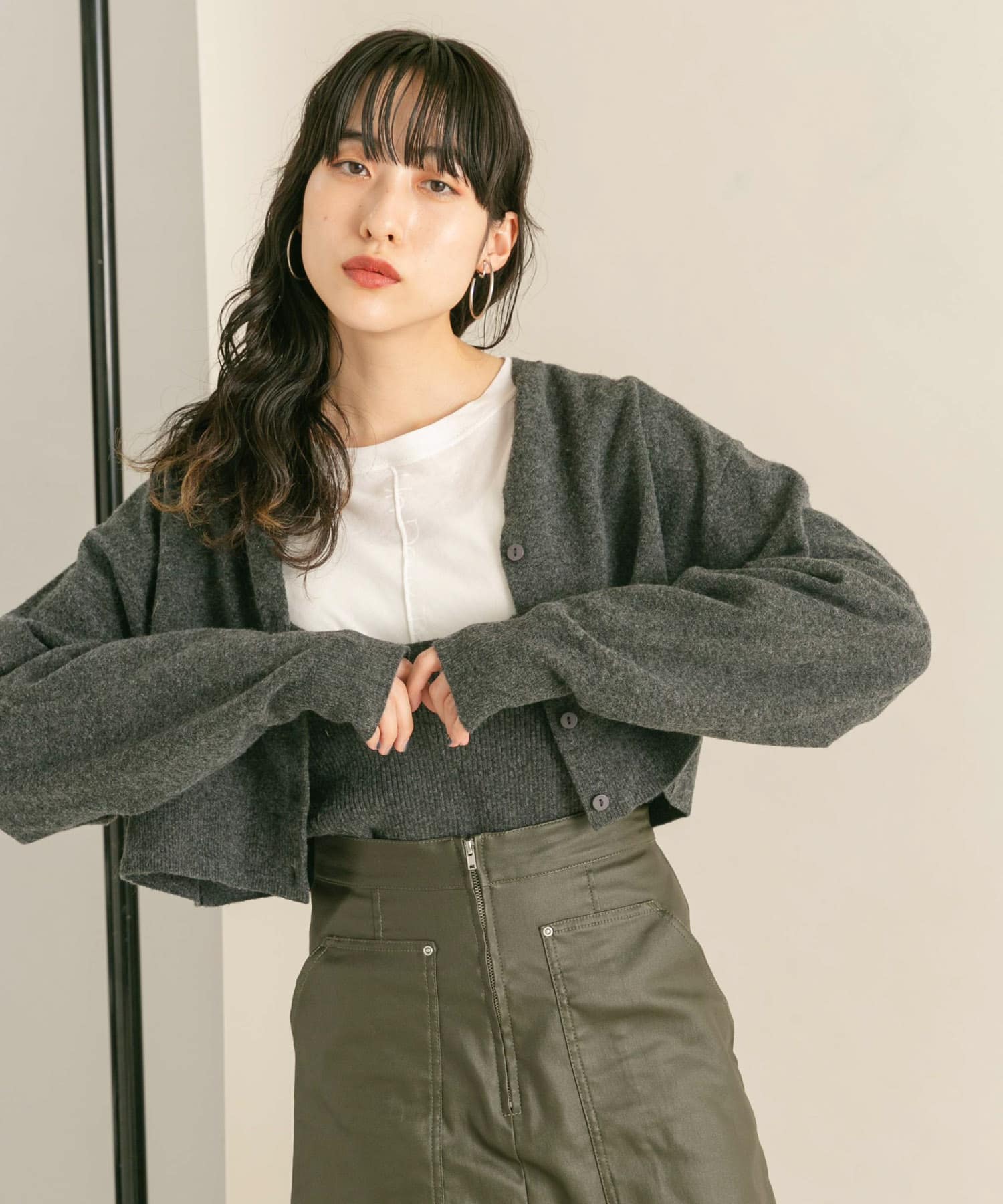 身長：160cm サイズ：one