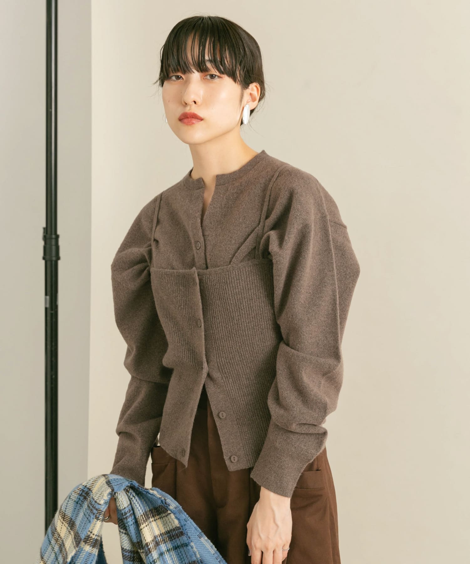 身長：160cm サイズ：one