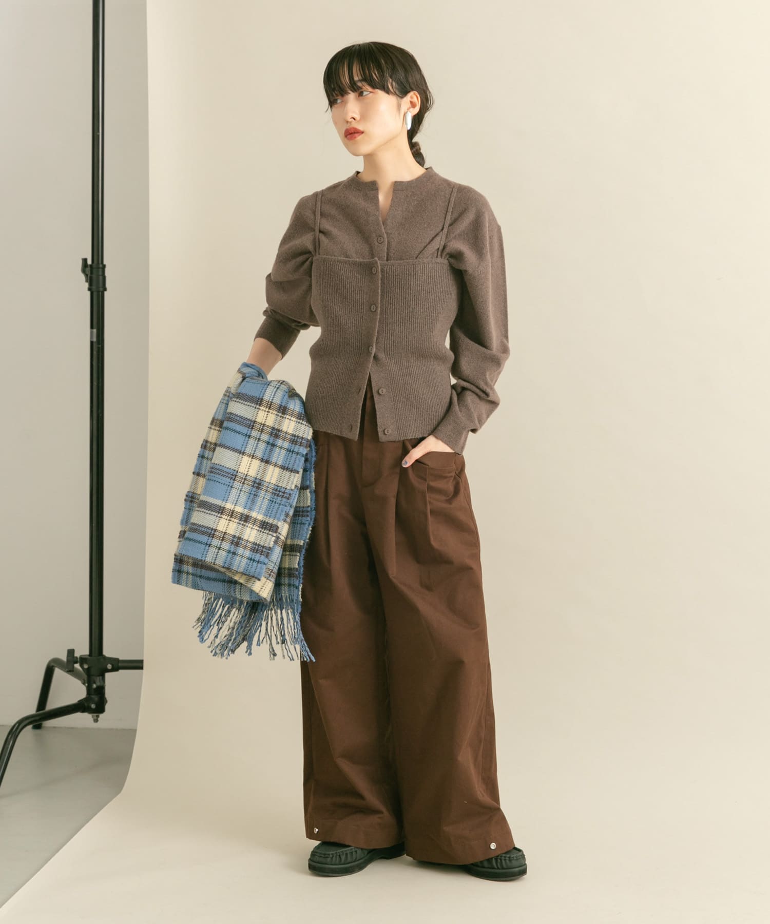 身長：160cm サイズ：one
