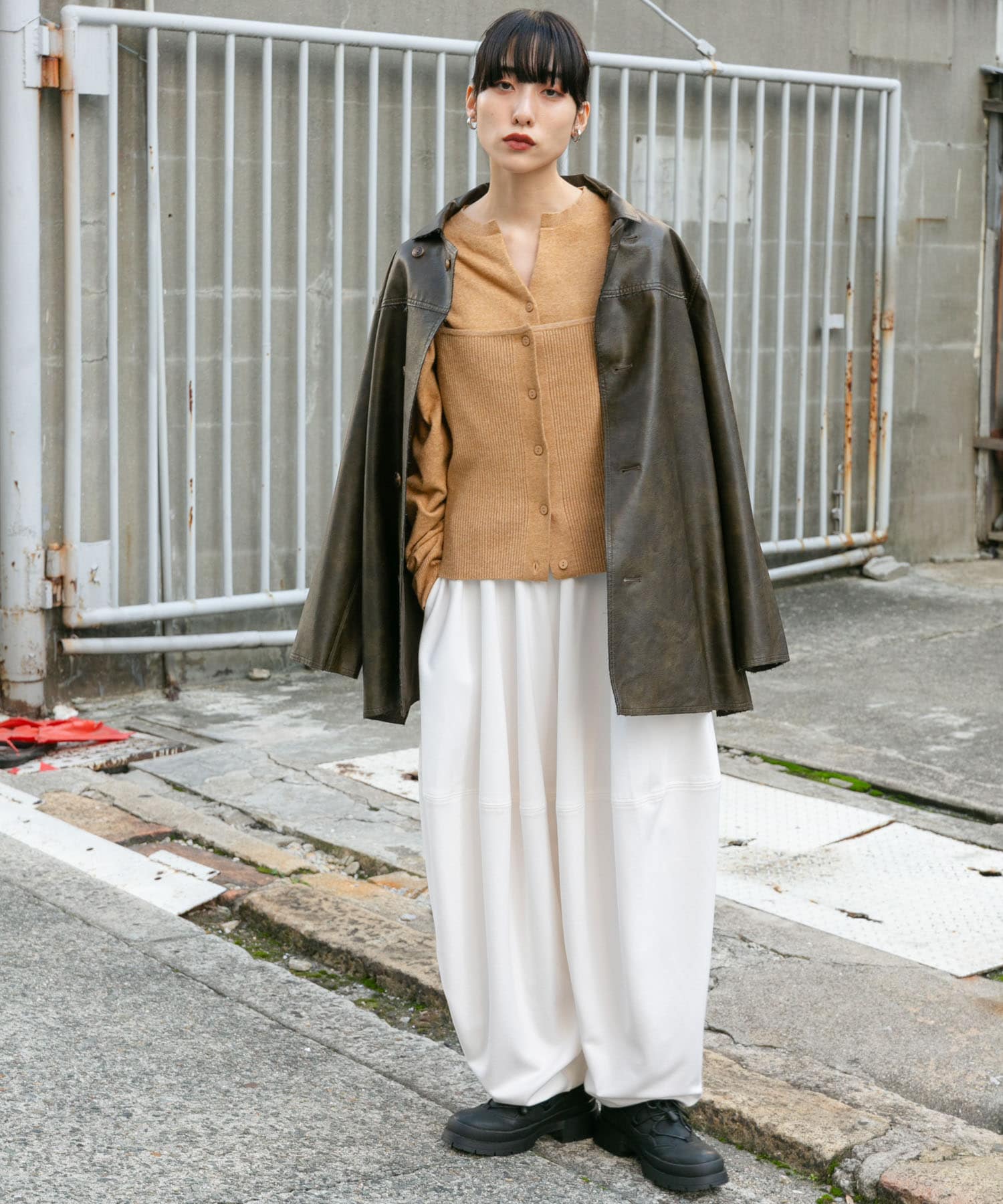 身長：160cm サイズ：one