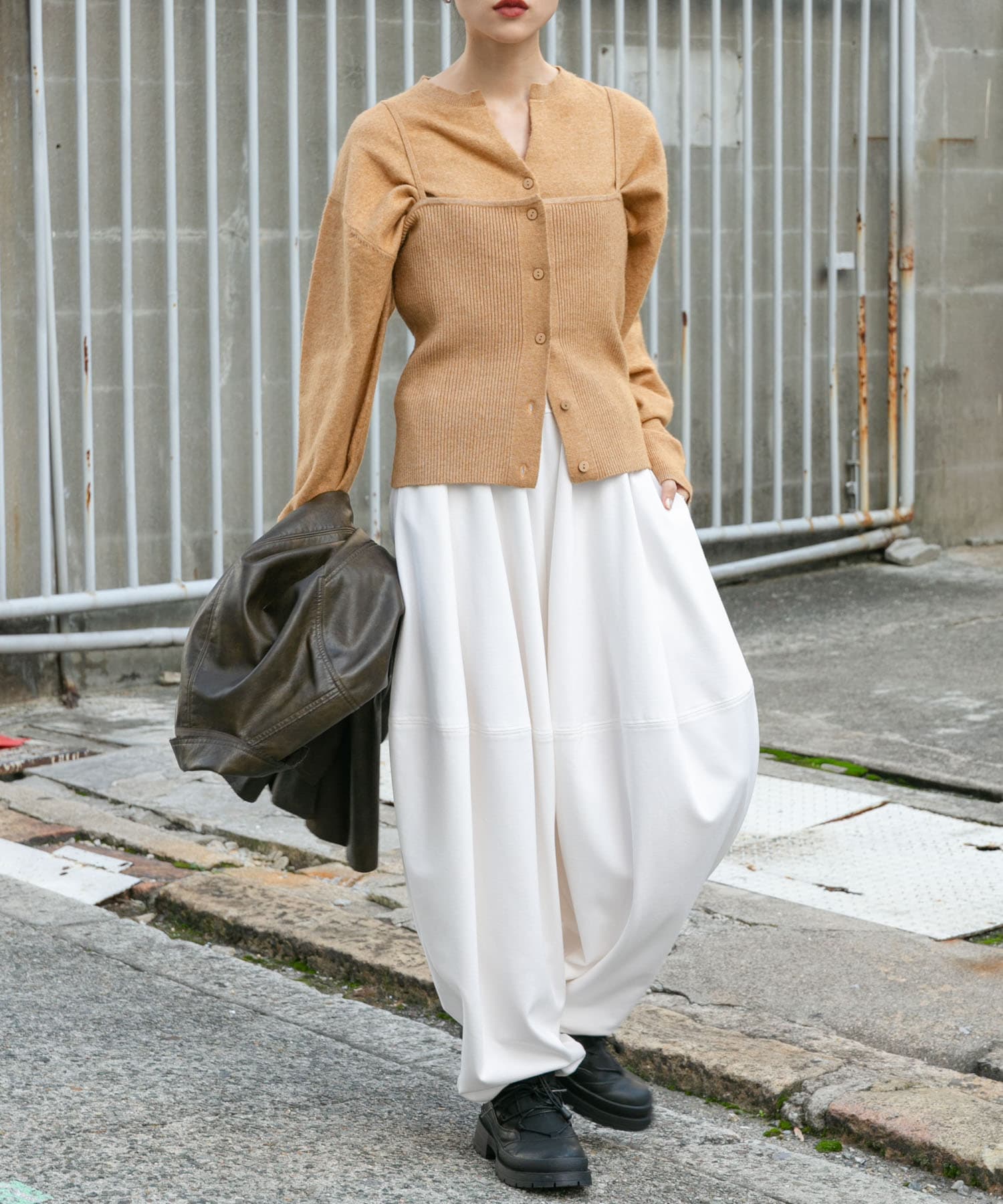 身長：160cm サイズ：one
