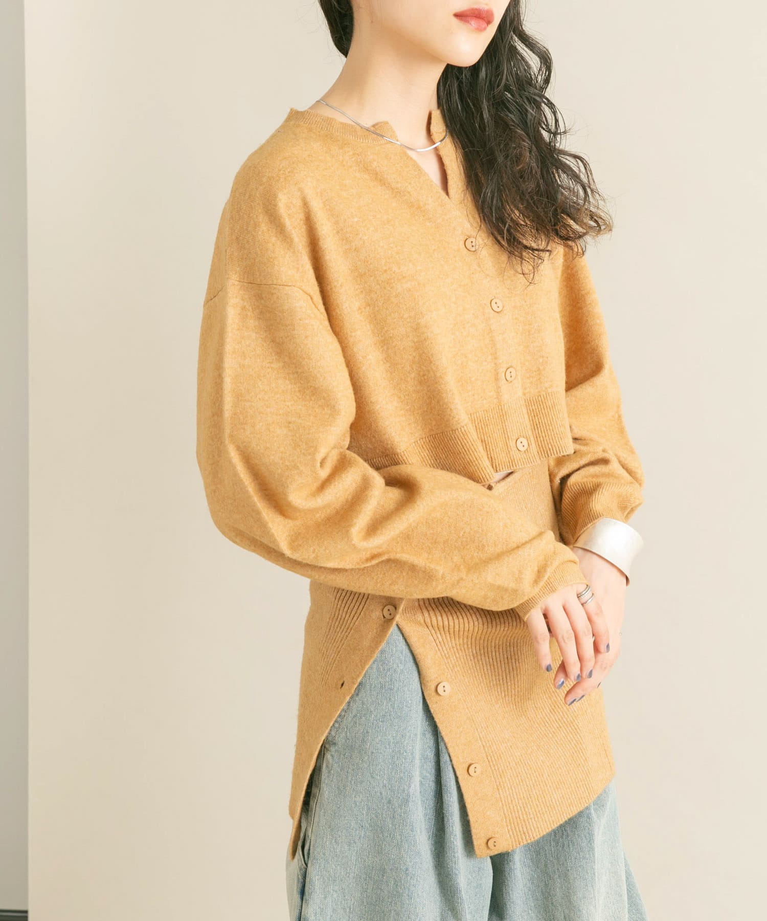 身長：160cm サイズ：one