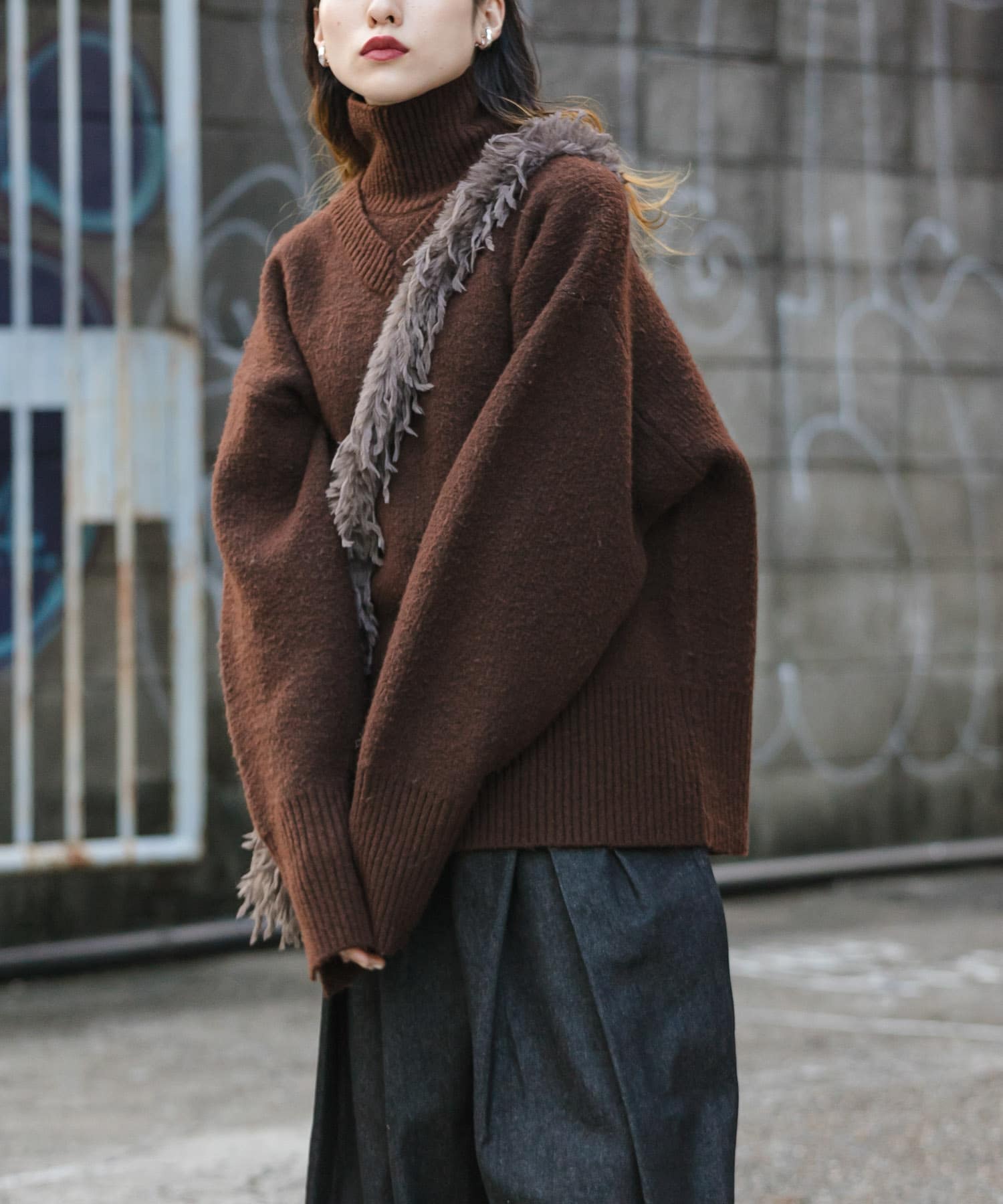 身長：160cm サイズ：one