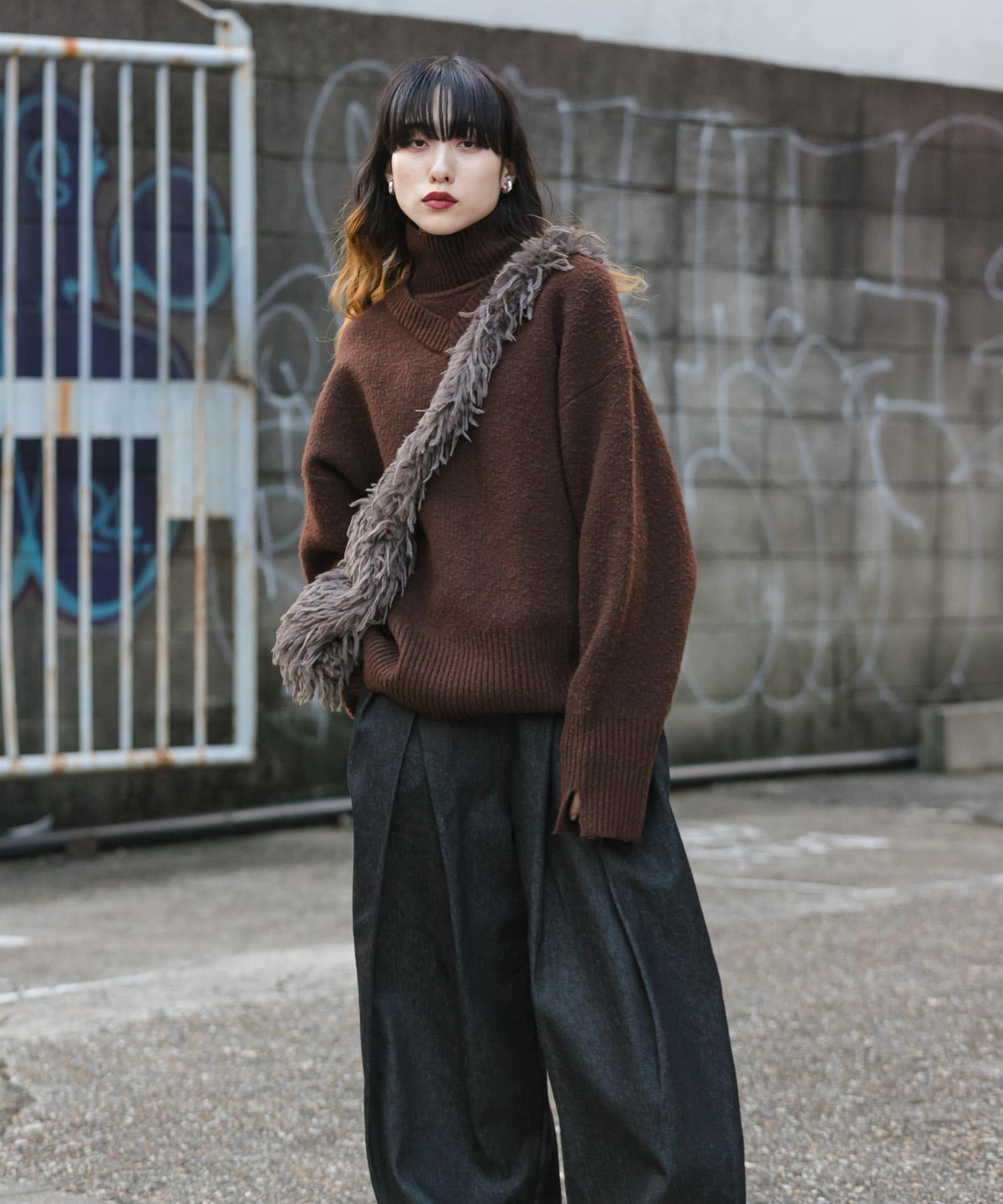 身長：160cm サイズ：one