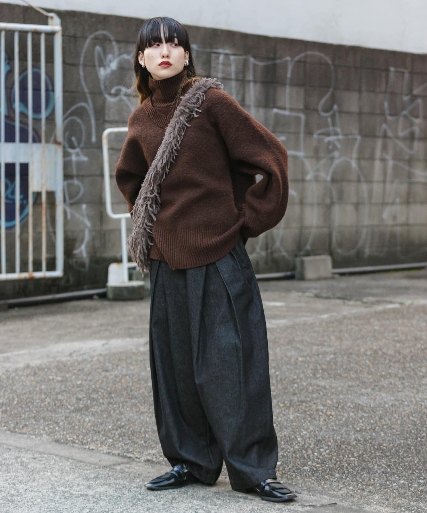 身長：160cm サイズ：one