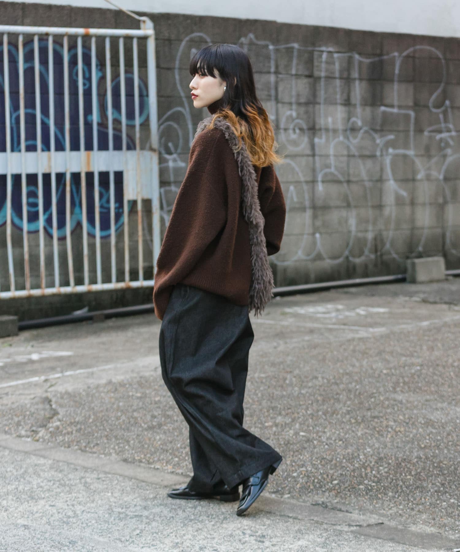 身長：160cm サイズ：one