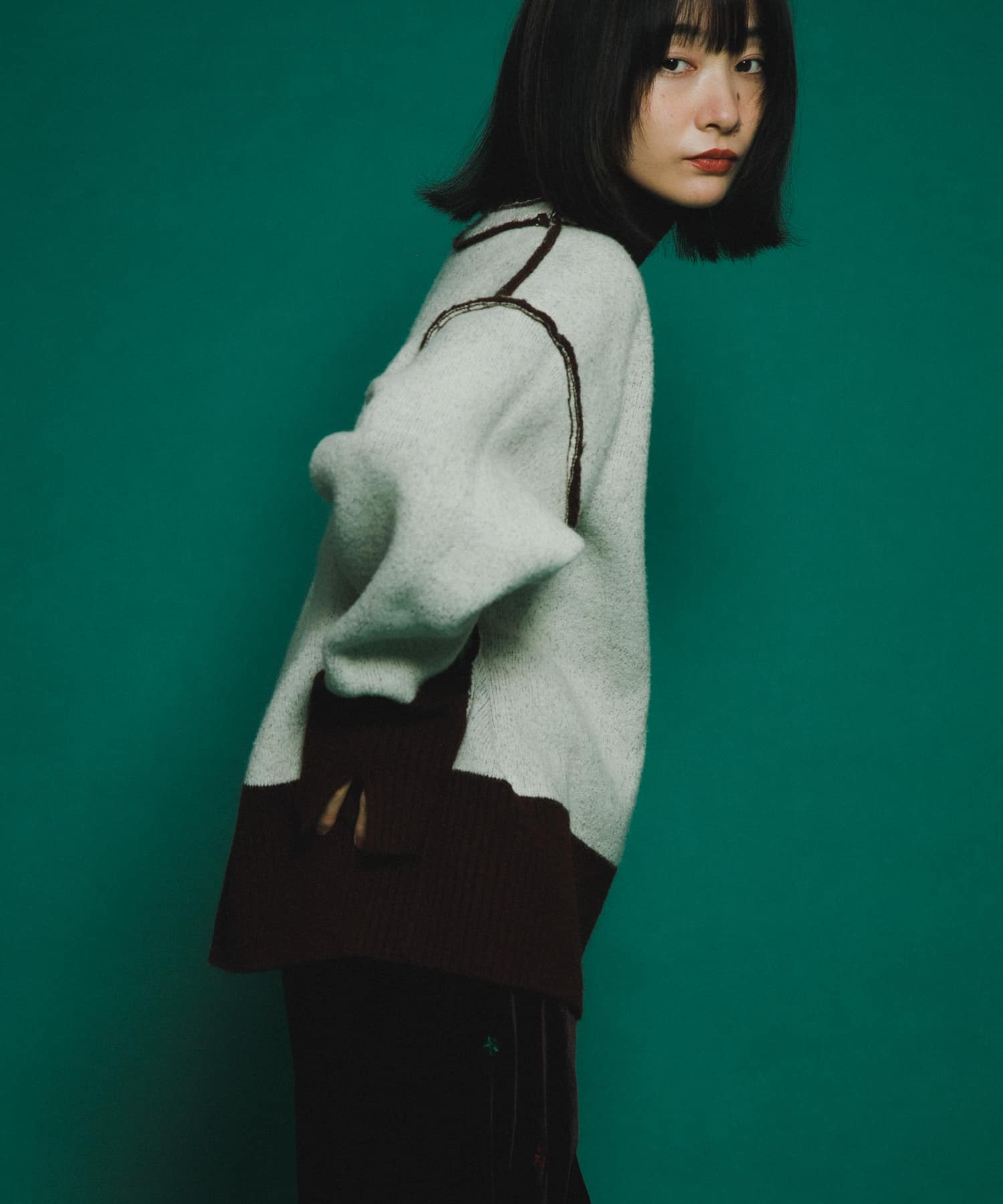 身長：159cm サイズ：one