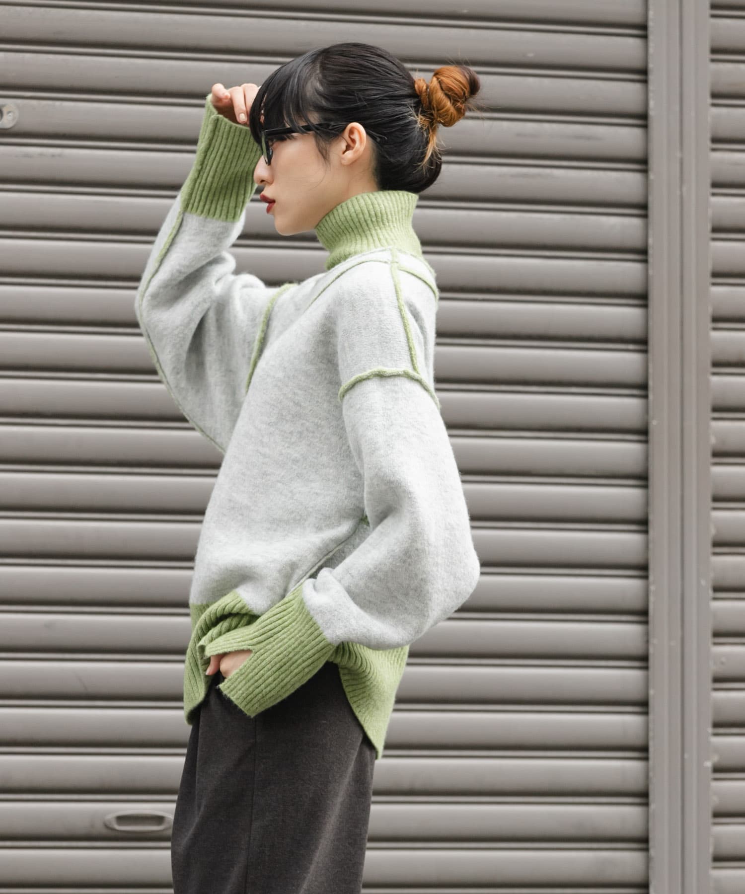 身長：160cm サイズ：one