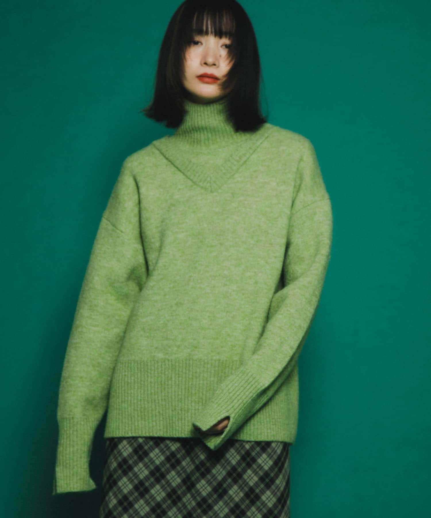 身長：159cm サイズ：one