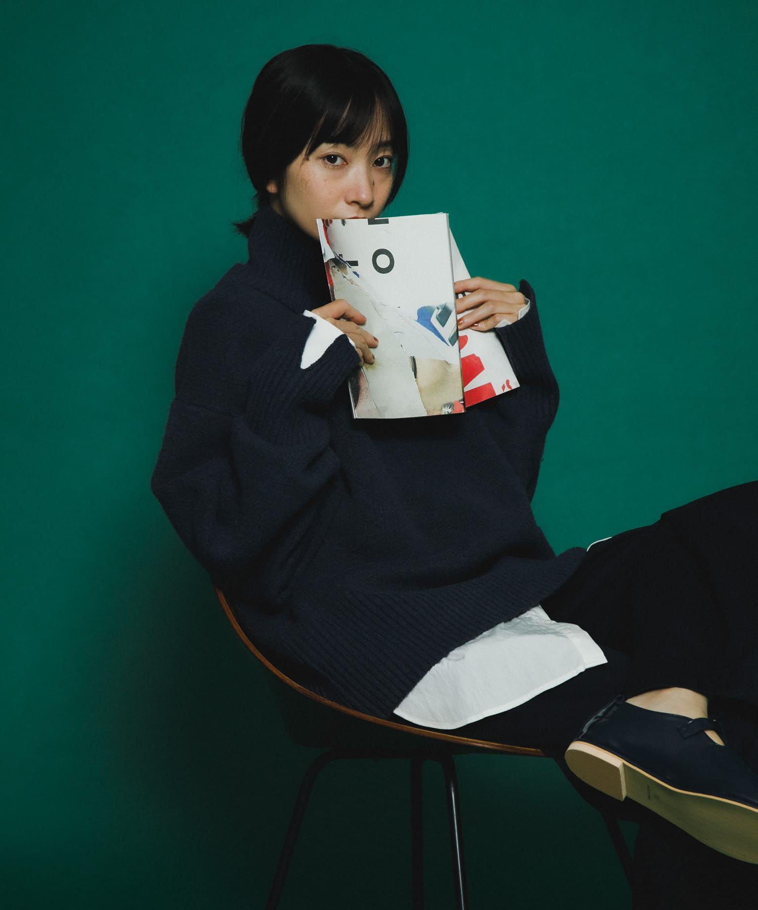 身長：159cm サイズ：one