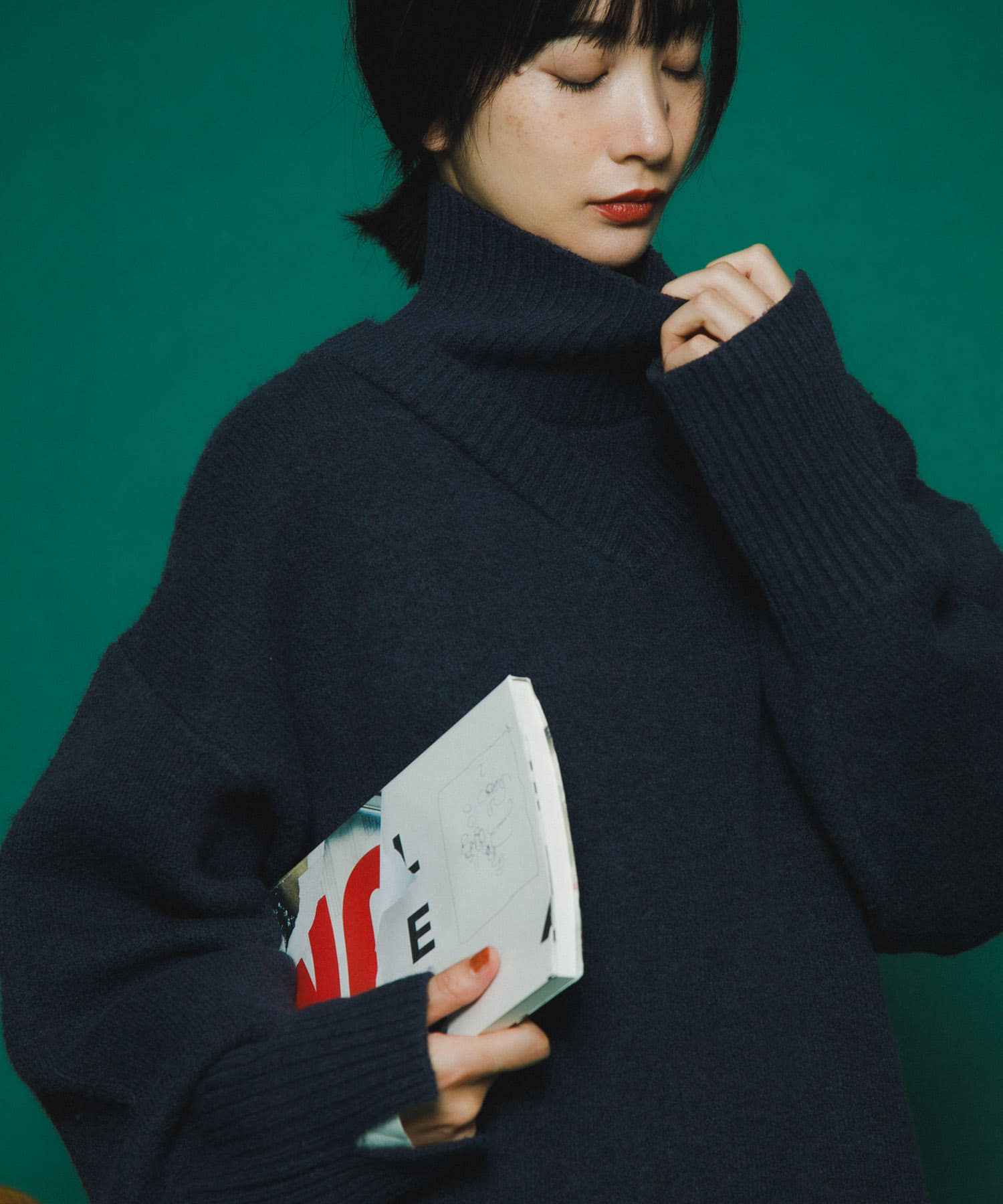 身長：159cm サイズ：one