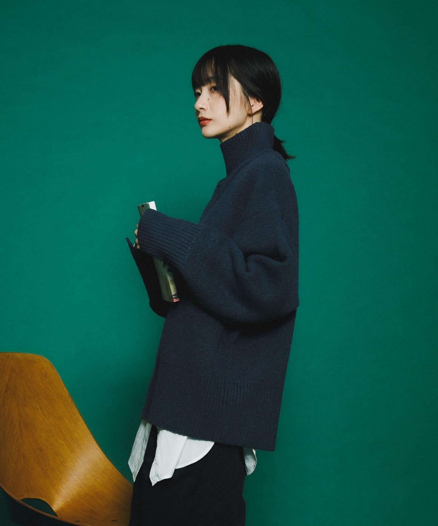 身長：159cm サイズ：one