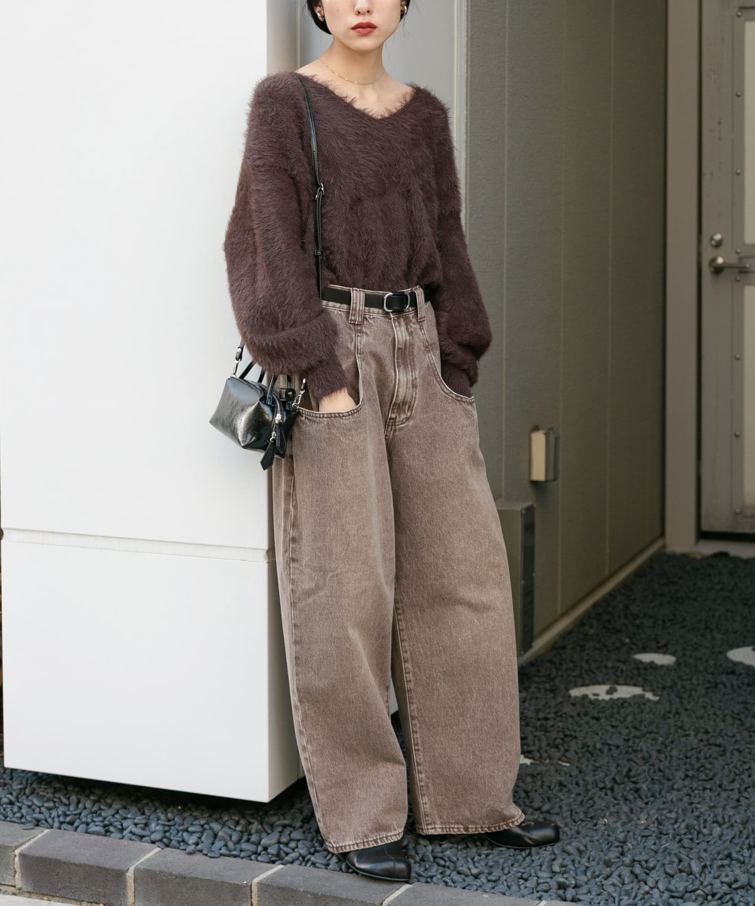 身長：160cm サイズ：one