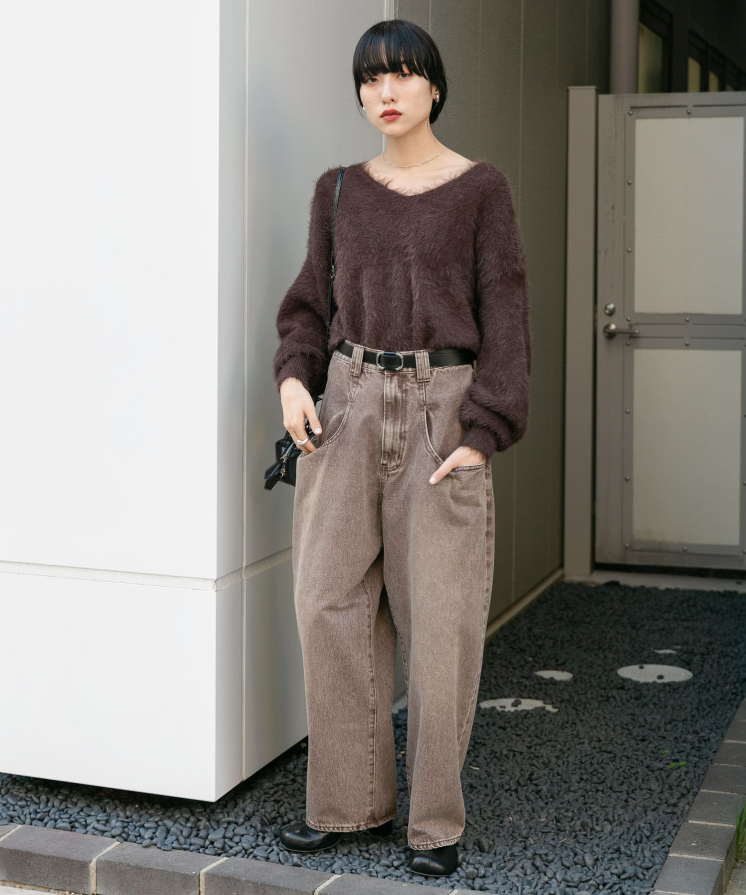 身長：160cm サイズ：one
