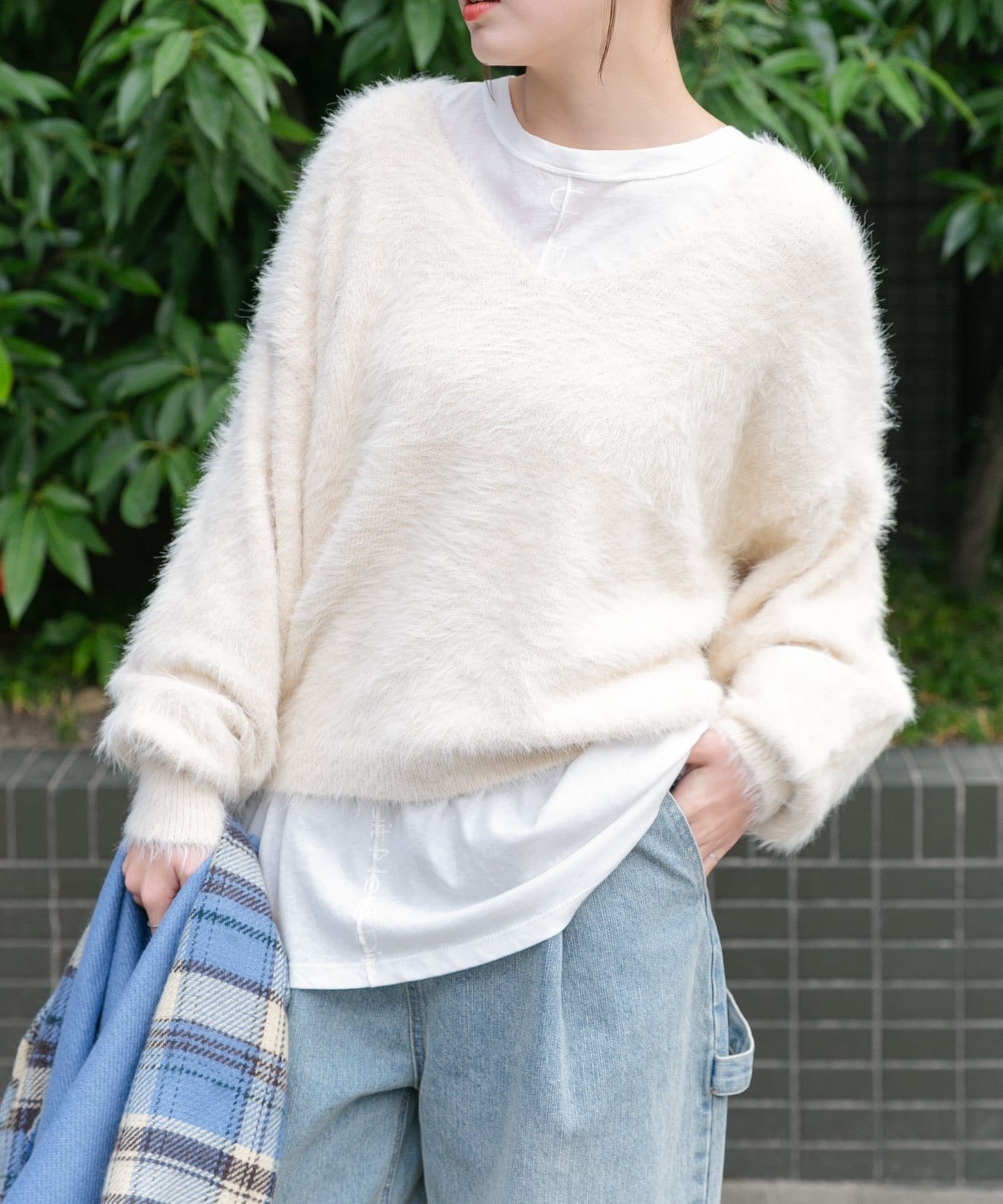 身長：160cm サイズ：one