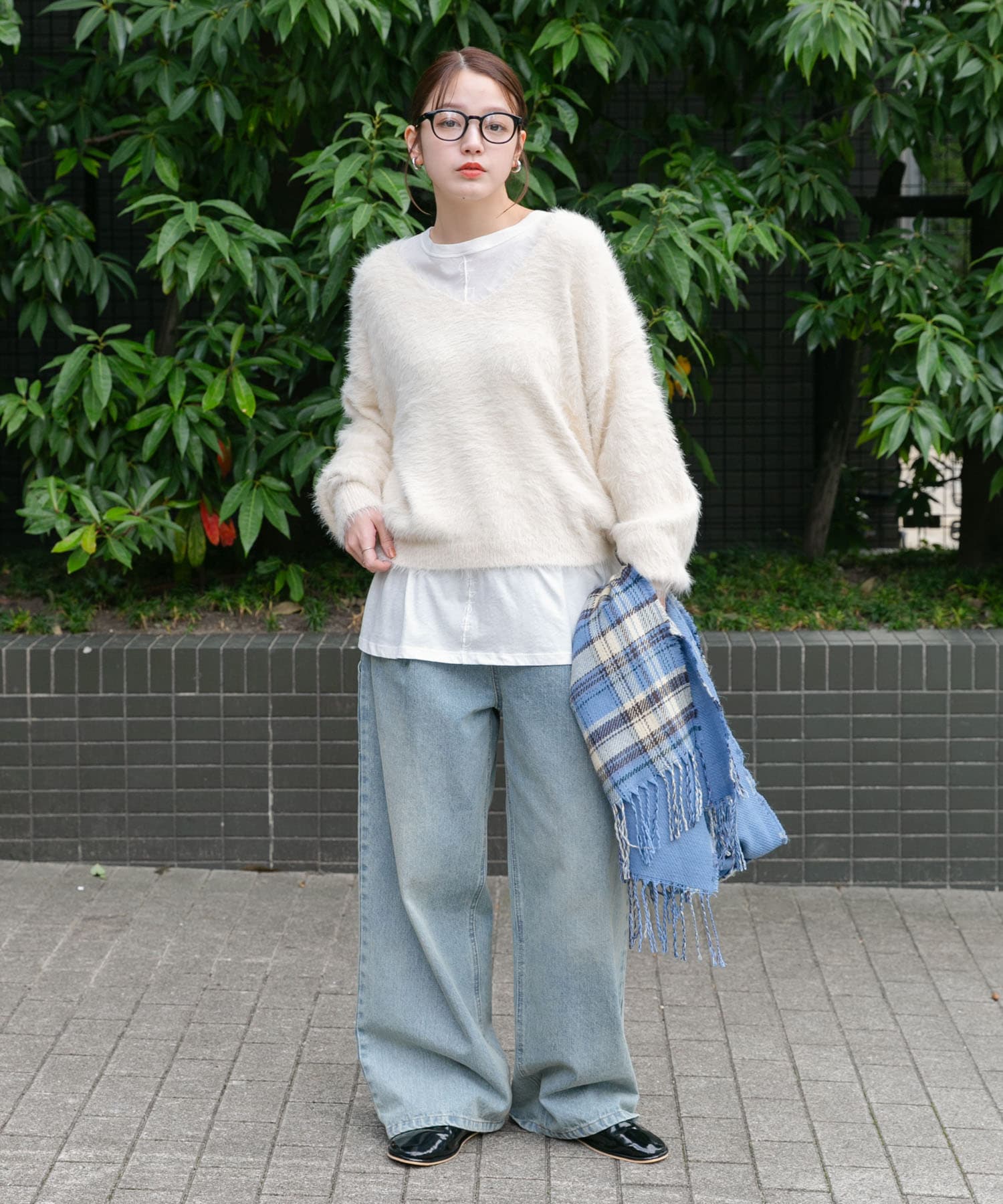 身長：160cm サイズ：one