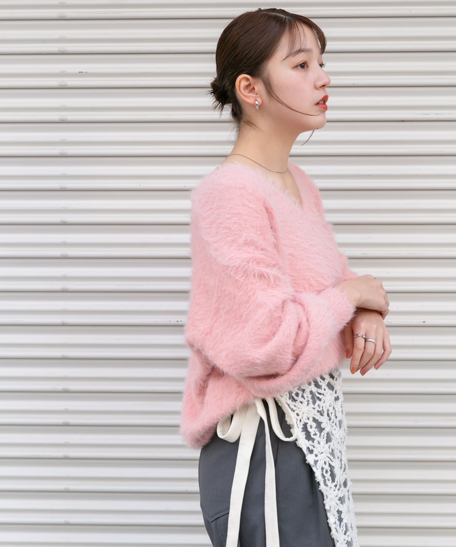 身長：160cm サイズ：one