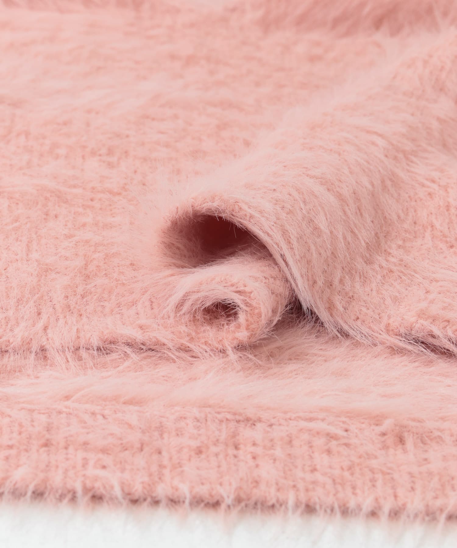 シャギーVネックニット PINK one